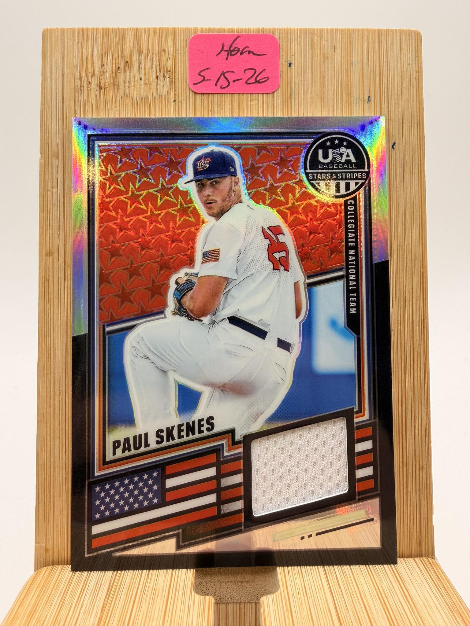 Enter by Friday at noon for your chance to win a 2026 Topps Skenes 