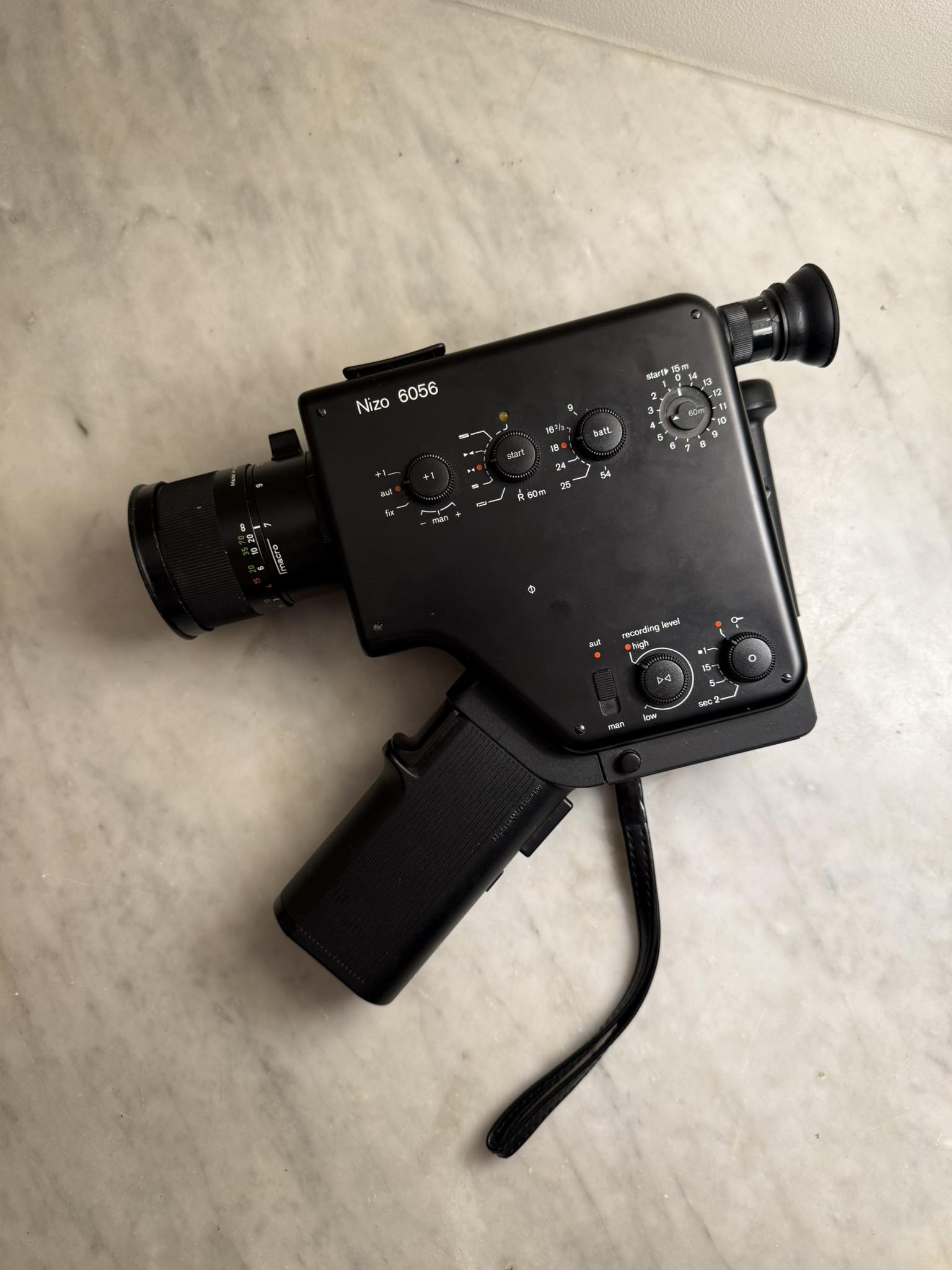 Nizo 6080 super 8 Camera and accessories including a very rare