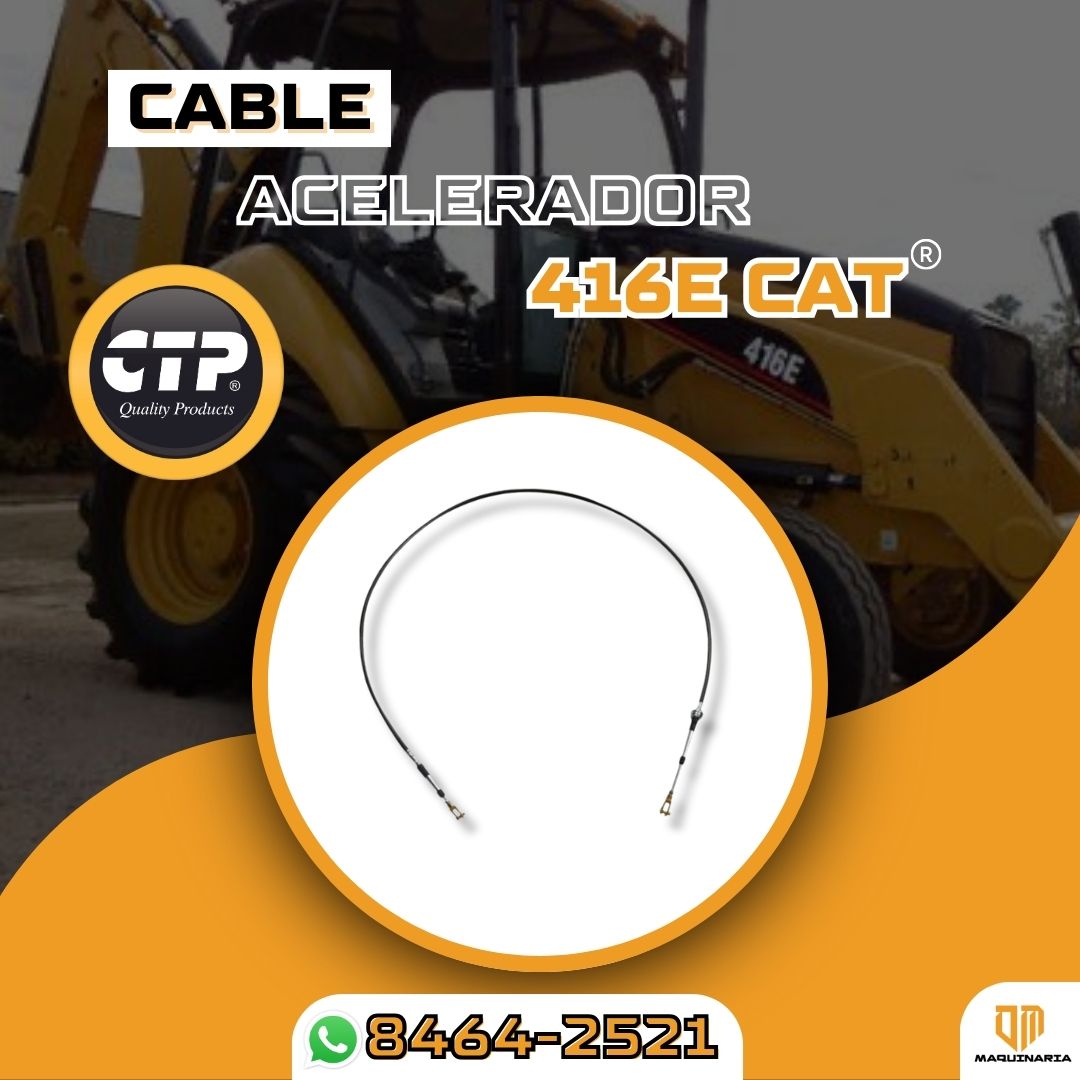 DM - Cable acelerador para BACKHOE® 416E Caterpillar® 🚜⚙️ Garantizá el ...