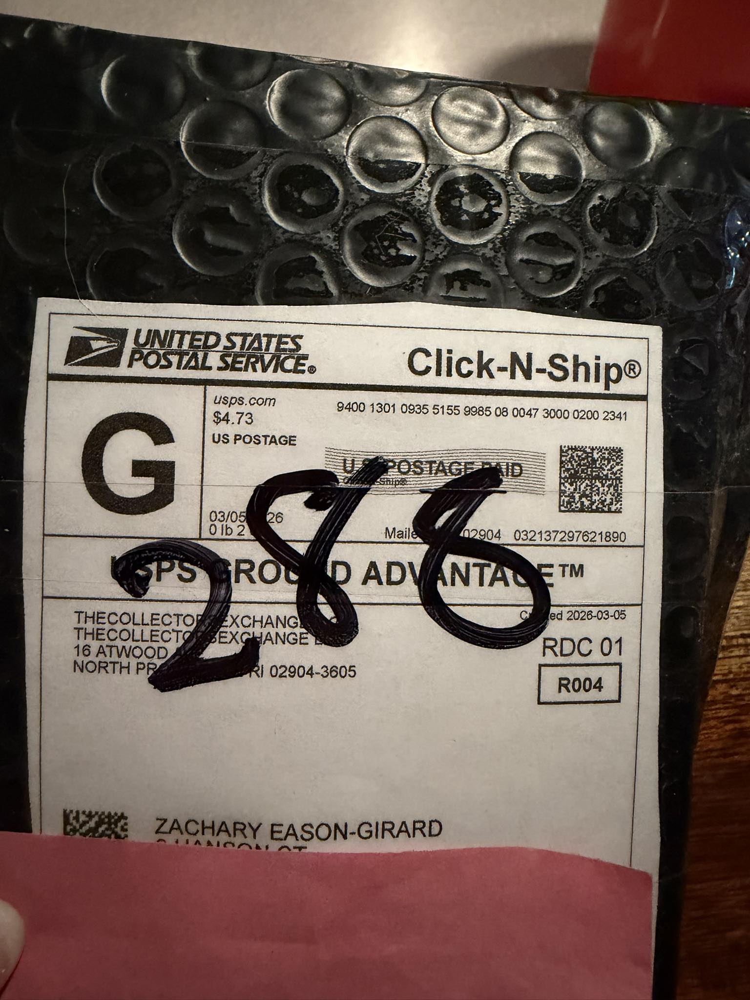 Does anyone know the person who ordered this? | Hanson, MA
