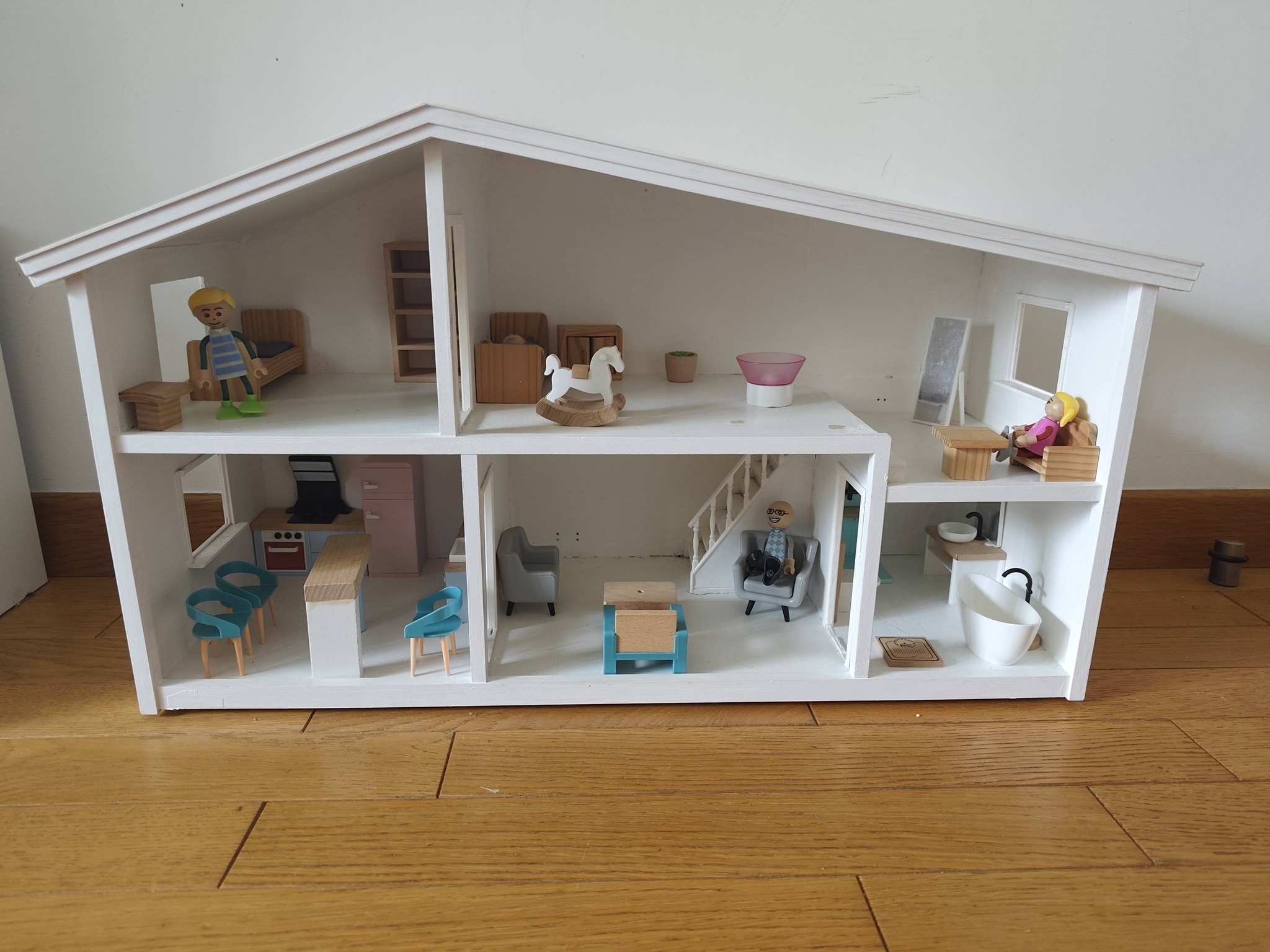 23 Accessoires Miniatures Pour Maison De Poupée – Chevalet En Bois, Thé, Cartes, Objets DIY, échelle 1:12