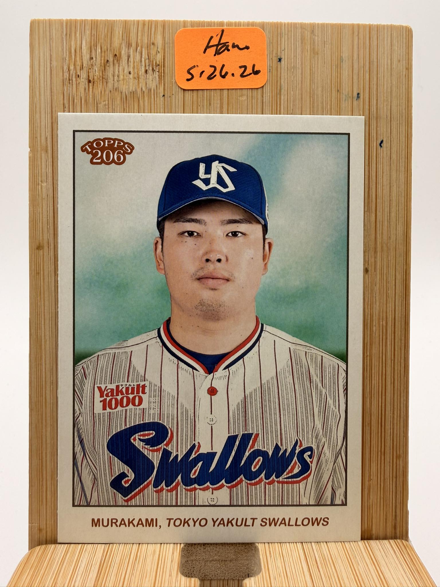 This is a Japanese Topps card and hard to find and graded 10 is 
