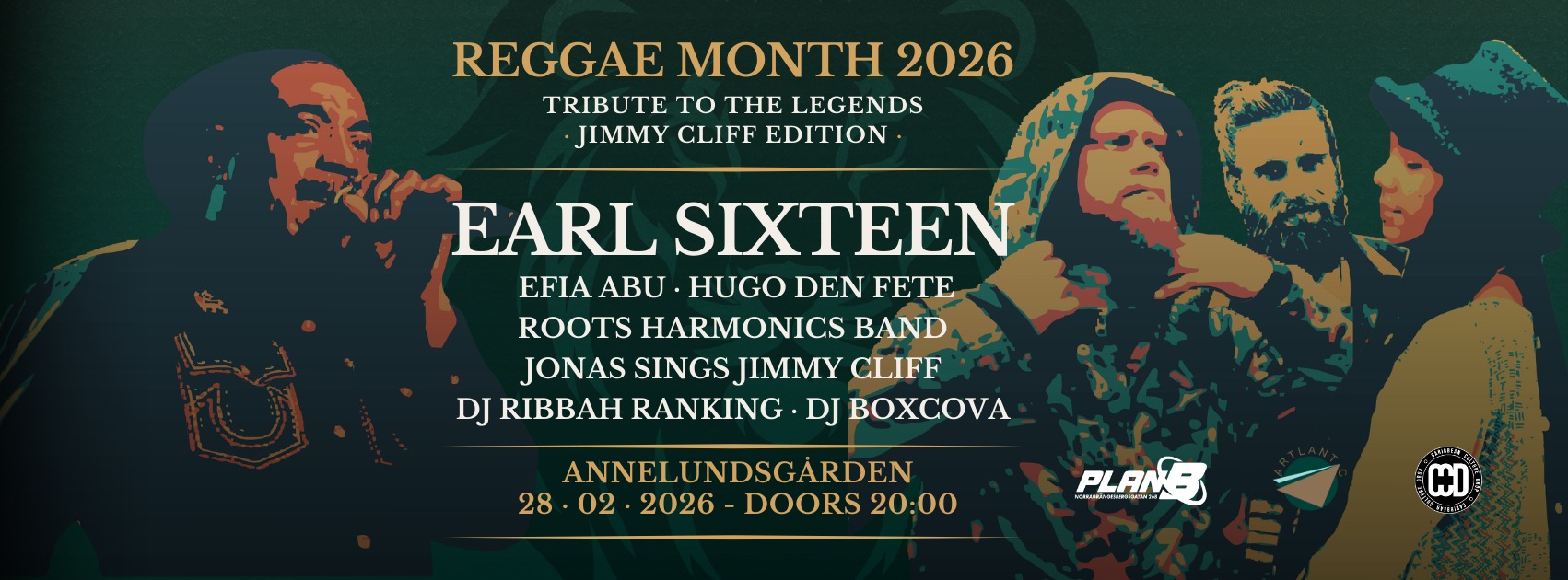 Earl Sixteen - Efia Abu - Hugo den Fete - Jonas // Reggae Month 2026 ...