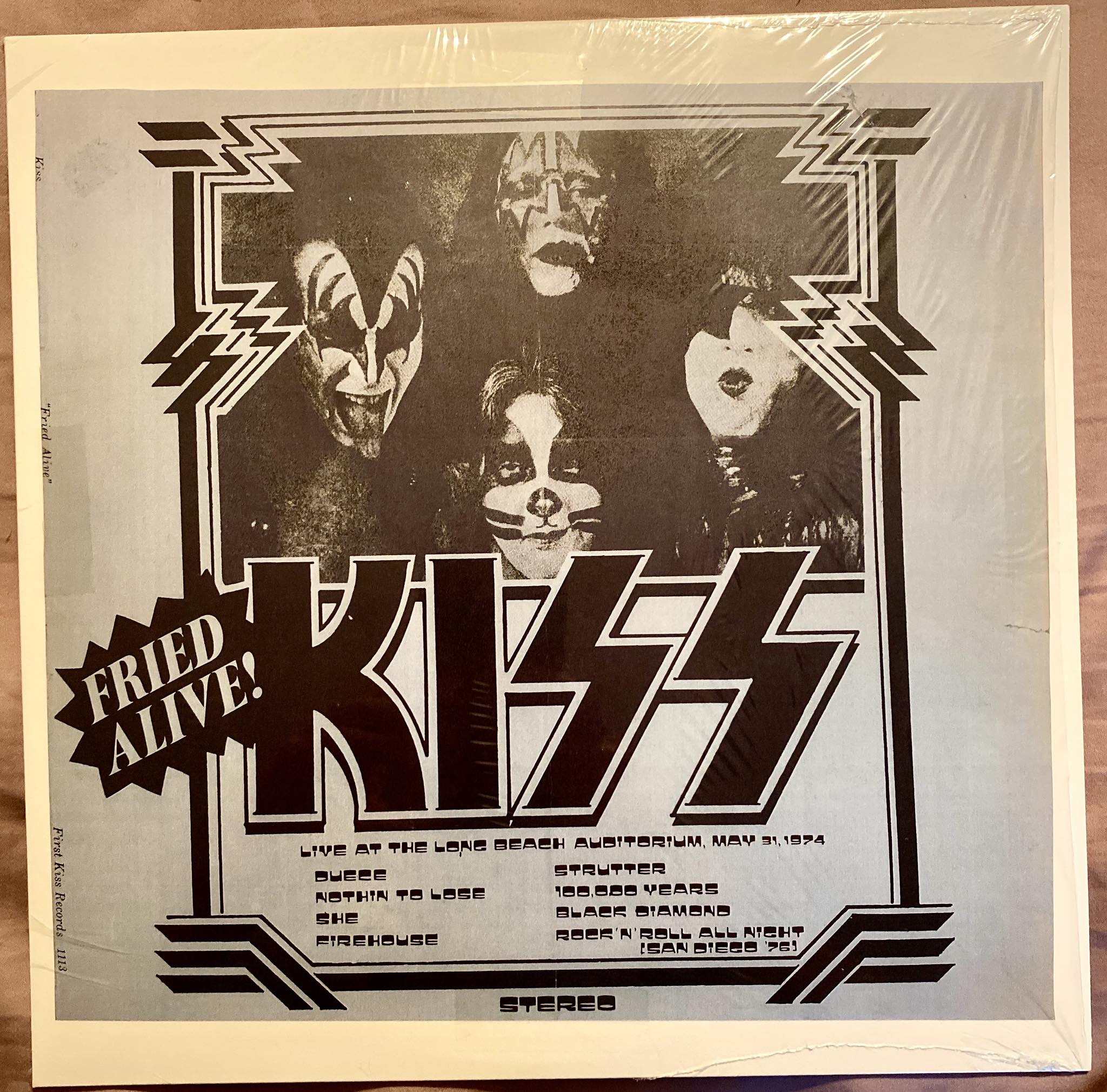 KISS Fried Alive! vinyl bootleg review