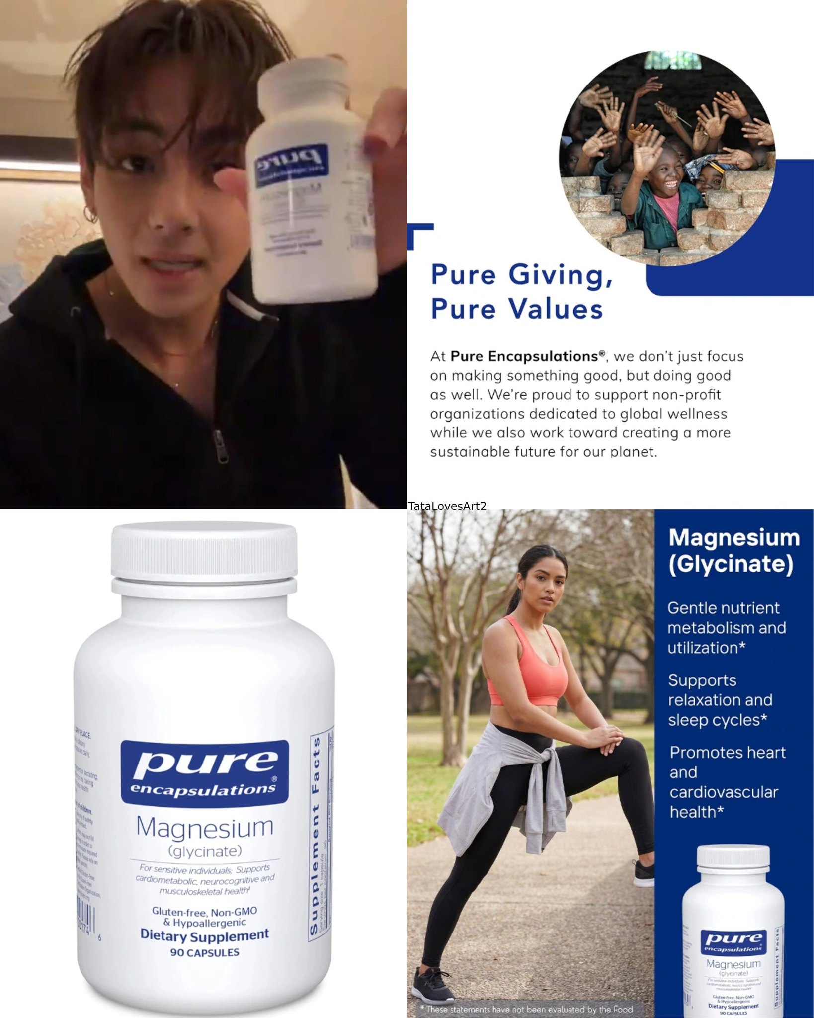 magnesium glycinate glutathione Pure Encapsulations (Glycinate) supplement supports global wellness and sustainability Vitamin B12 and Dogs: nervehealth Item Volume::11.8 Fluid Ounce