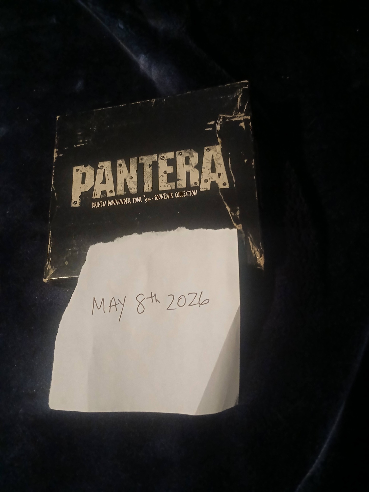 Pantera Driven Downunder Tour 1994 box set for sale
