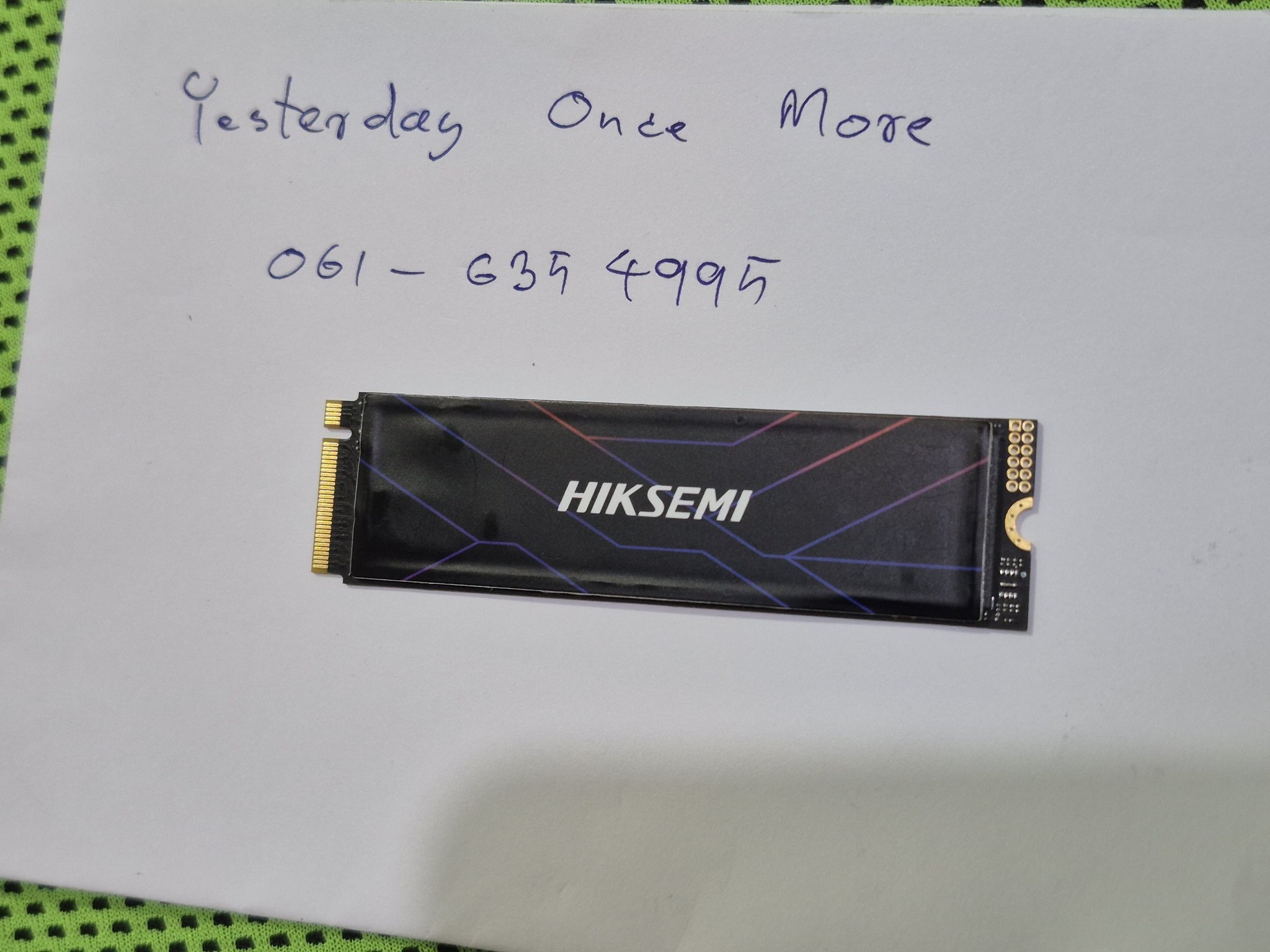 ขายแล้ว) SSD HIKSEMI FUTURE 2TB (NVMe M.2 Gen 4x4 ขนาด 2280 