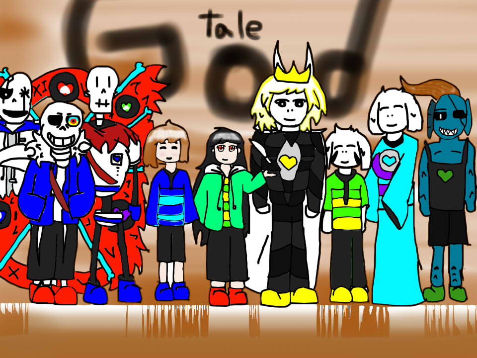 GodTaleการ์ตูน+วาดร