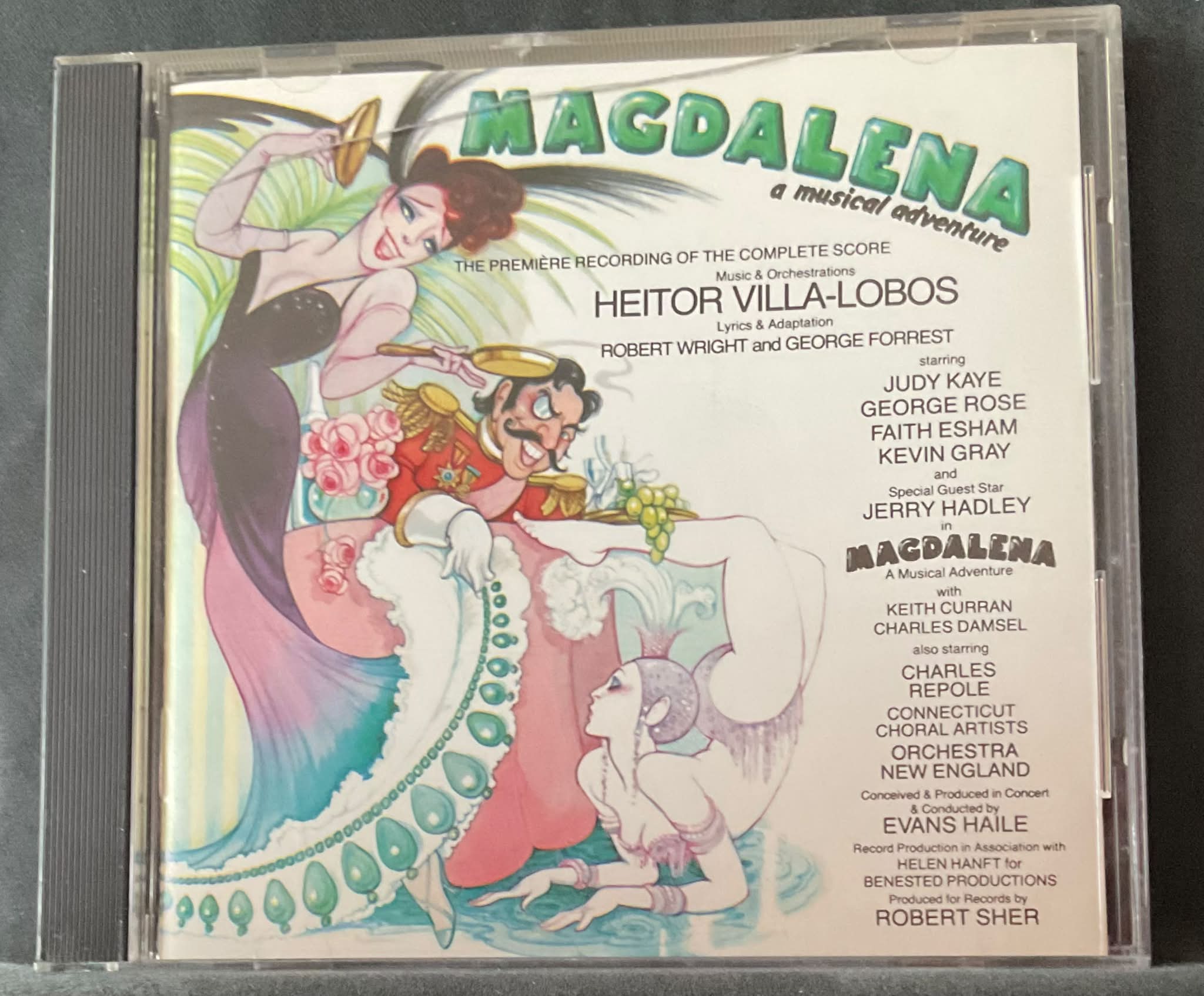 邦楽 Who's film from a novel CD Review of Magdalena: a musical adventure CD cover art