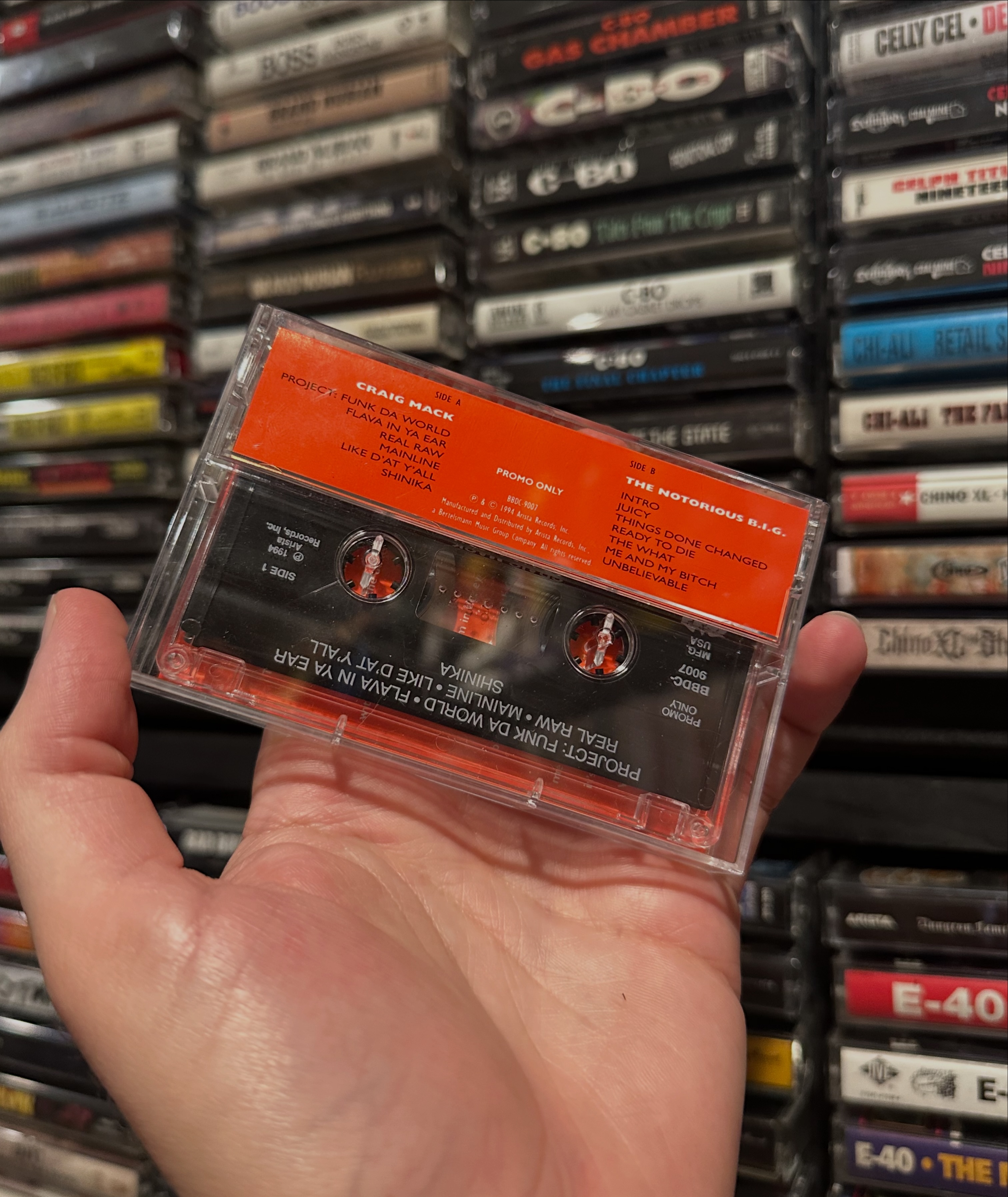 Rare Bad Boy promo sampler with Notorious B.I.G. and Craig Mack tracks