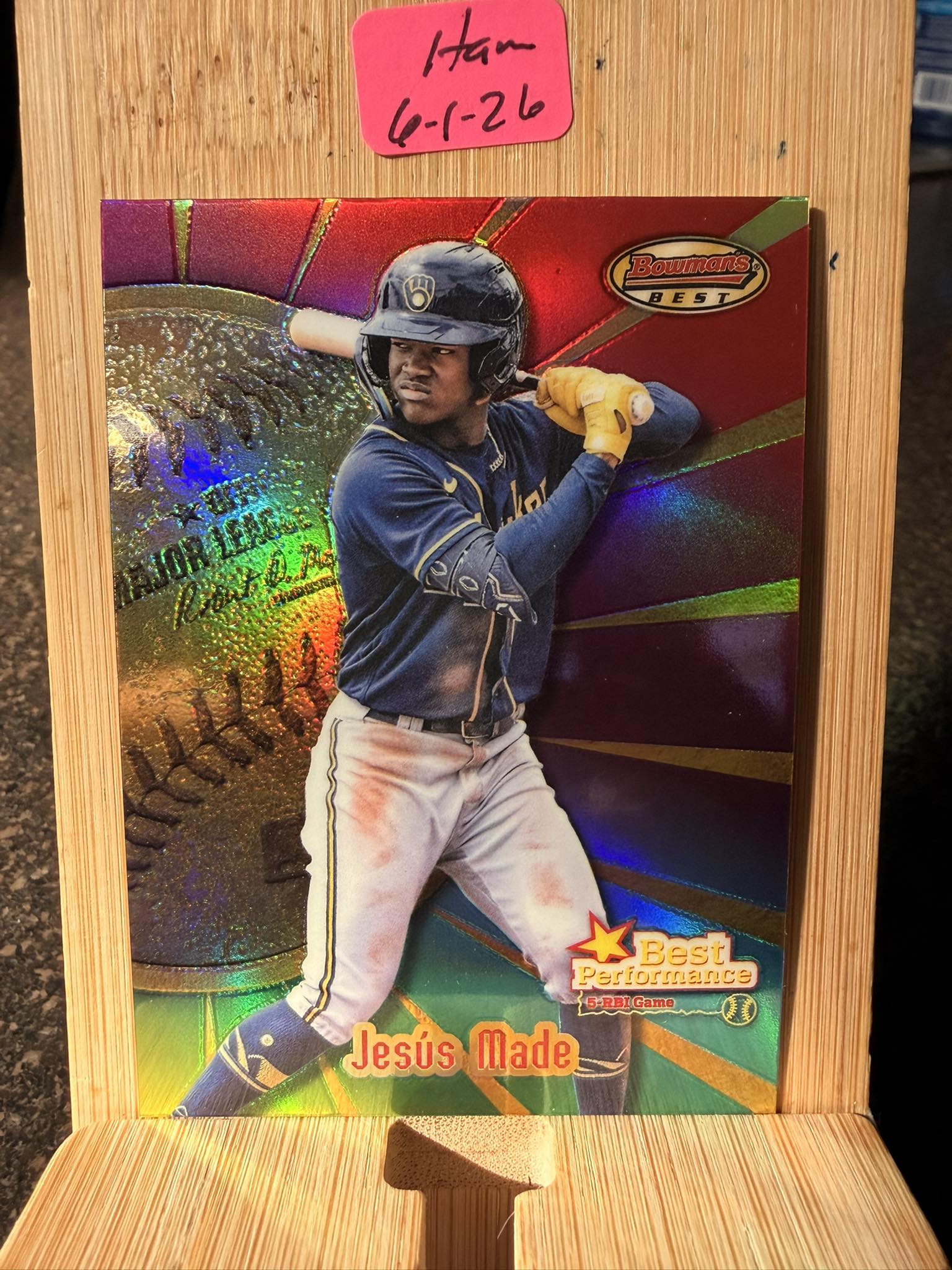 2026 Bowman Dauri Fernandez purple ray wave refractor