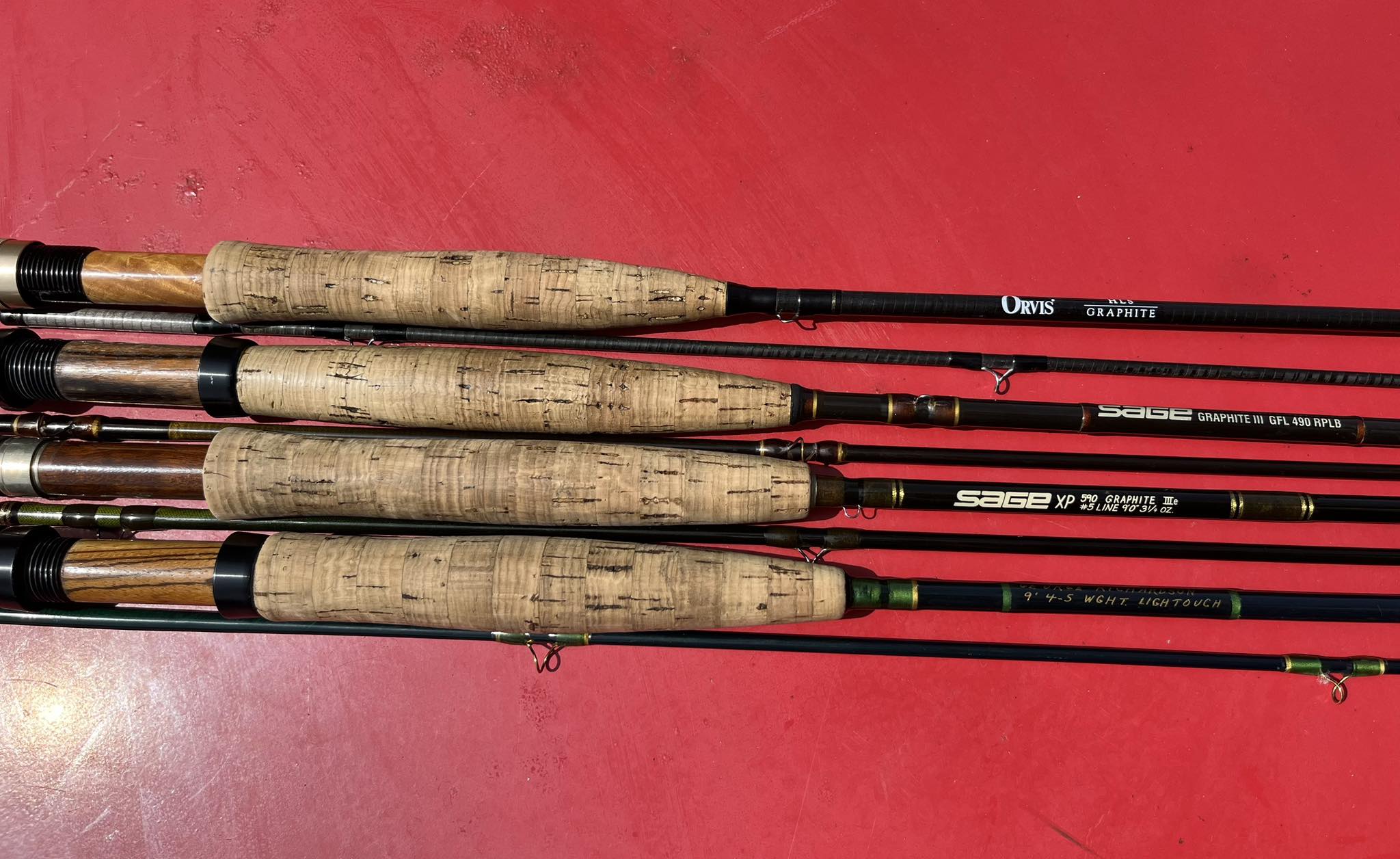 What are Powell Light Touch rod markings?