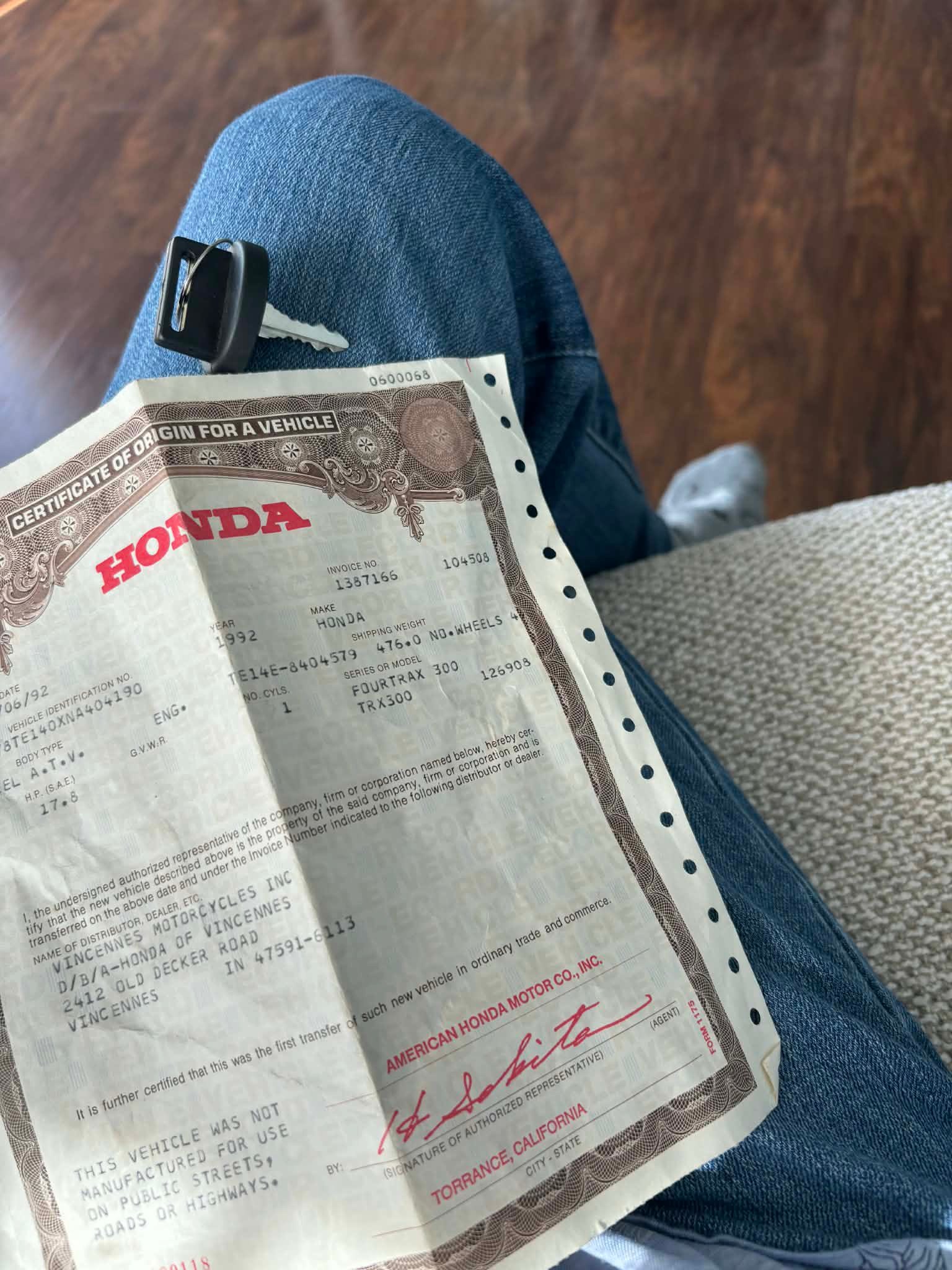 What are tips for restoring a Honda 300 FourTrax ATV?