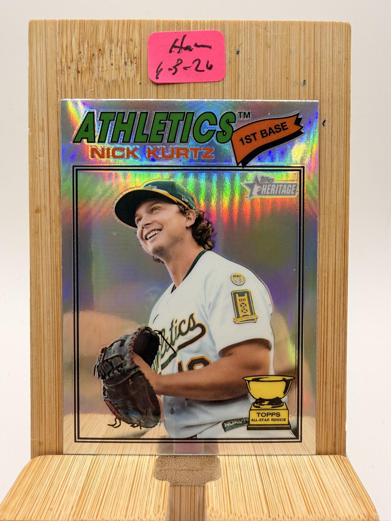 The BIGGEST baseball card pull of 2025! 1/1 Nick Kurtz from Bowman 