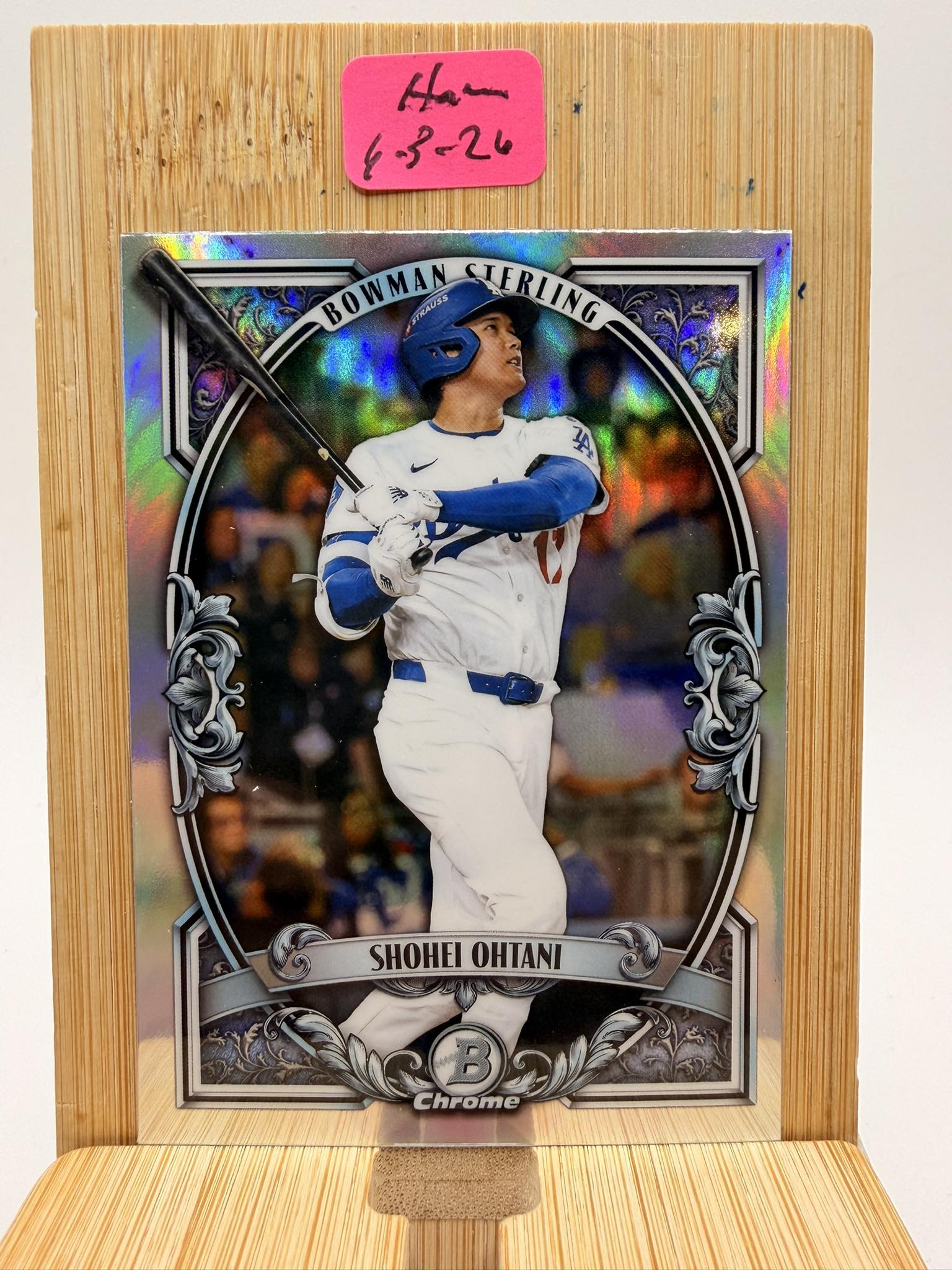 Seojun Moon 1st Bowman Chrome auto card auction