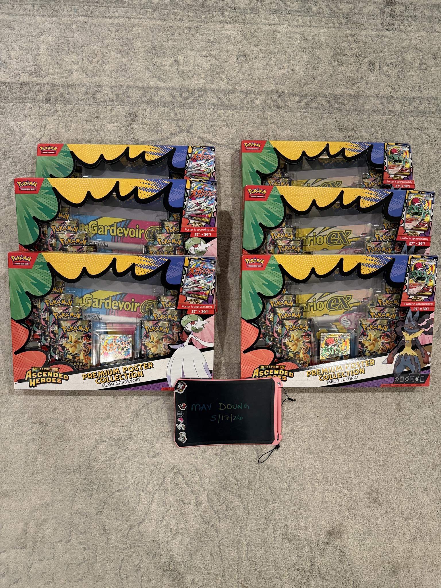 A Sequential pair of #PSA10 Mega Gardevoir EX and Mega Lucario EX