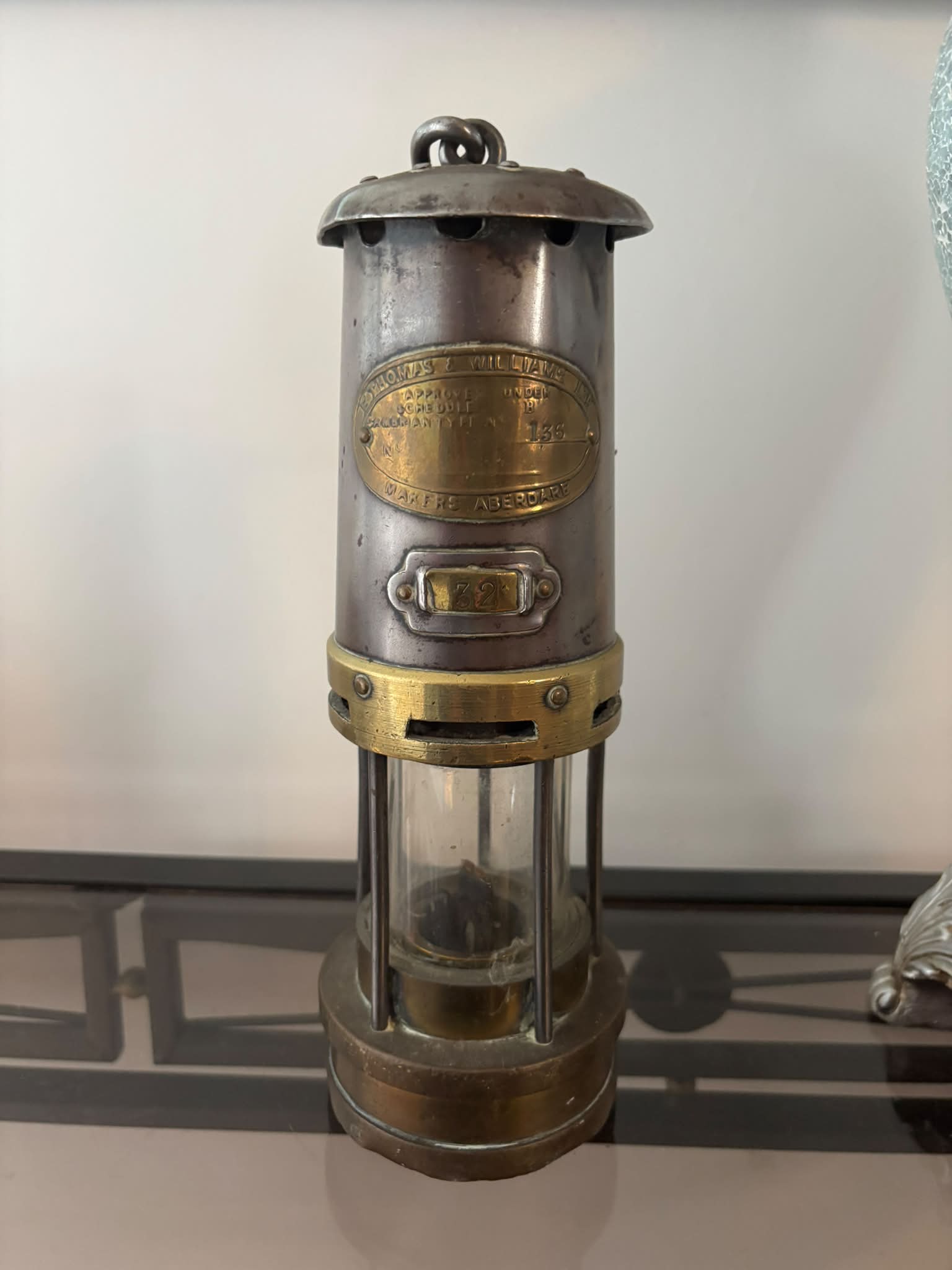 What is a fair price for an E Thomas & Williams Welsh miners lamp?