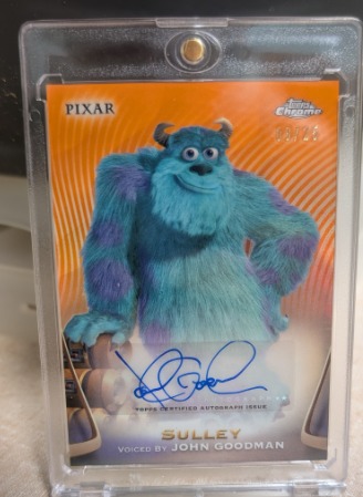 Why does my Disney Elsa autograph card say Topps Chrome?