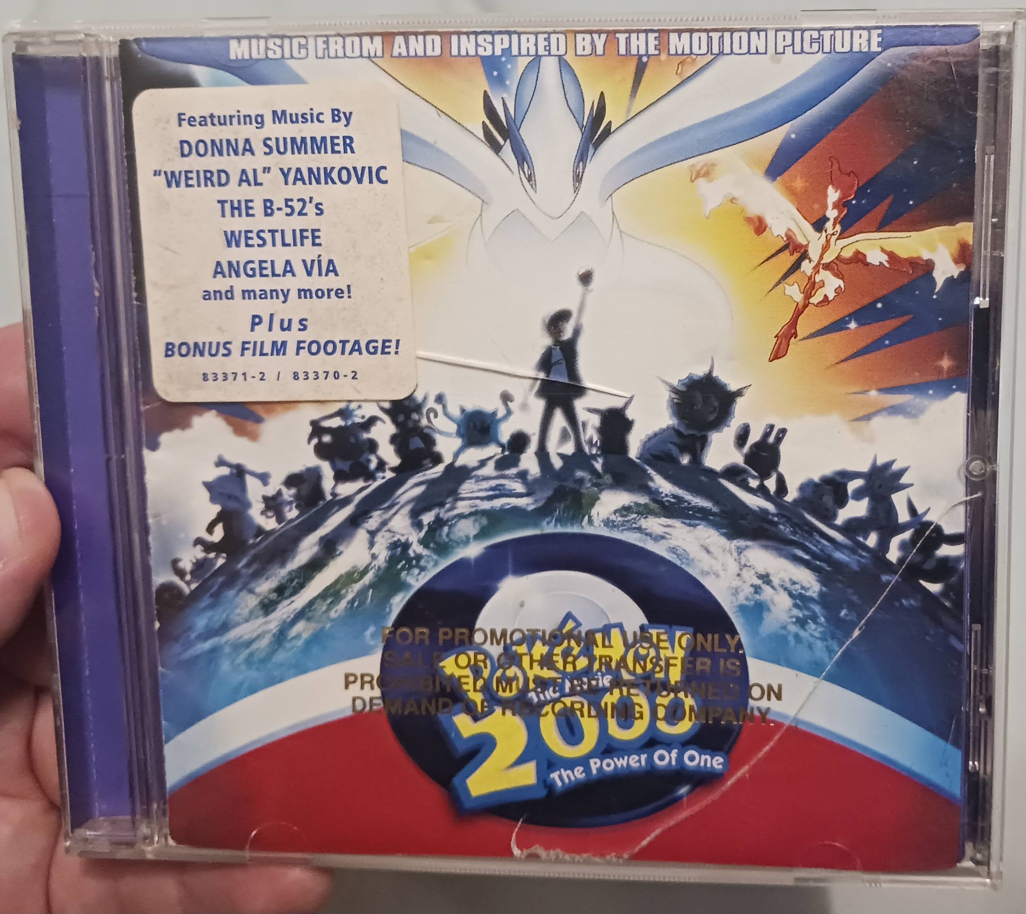 Weird Al's Polkamon song on Pokemon 2000 soundtrack CD