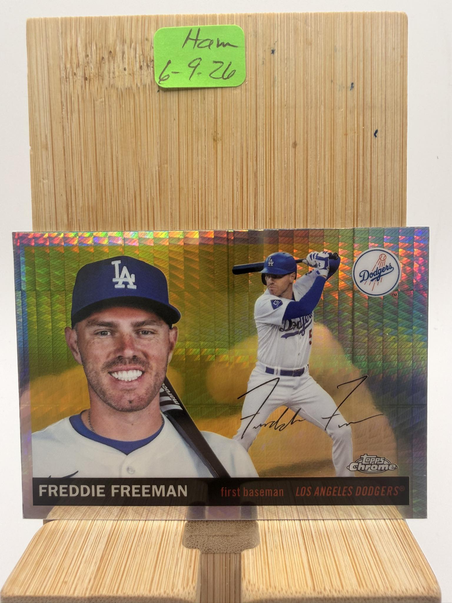 Seeking 2022 Topps Chrome Freddie Freeman superfractor and 2021
