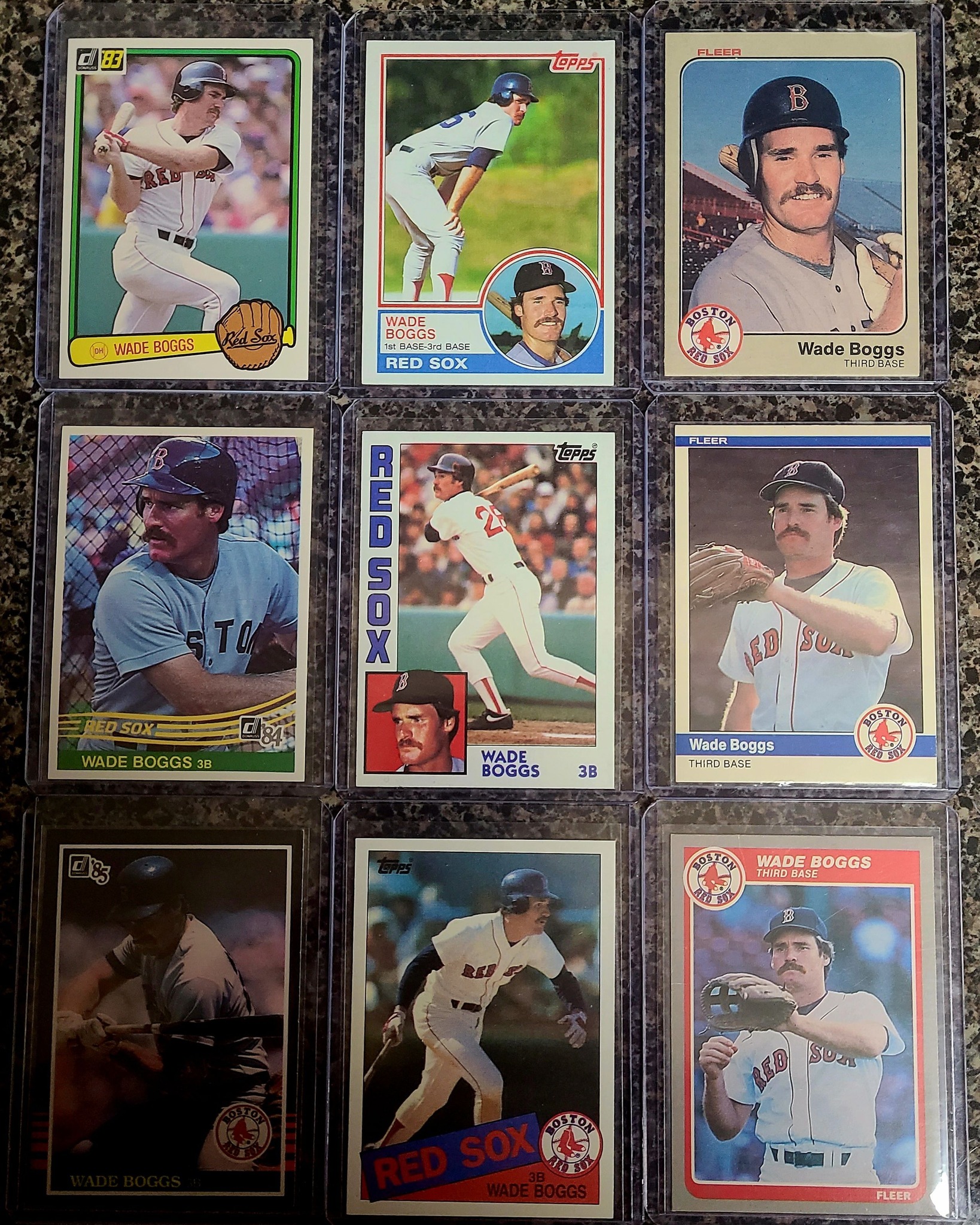 I just completed my favorite Boggs cards collection from the 80s⚾️