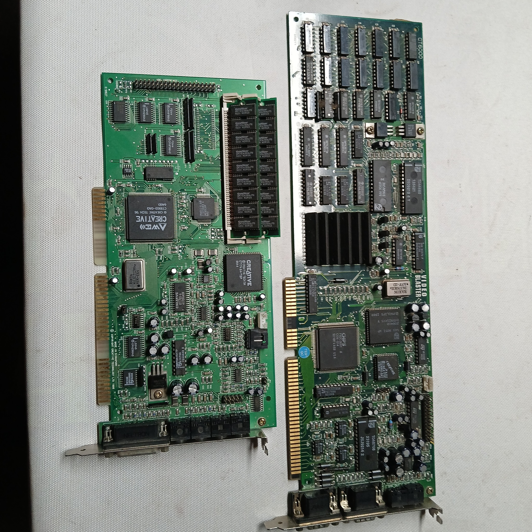 VideoBlaster and Awe32 with 8 meg memory