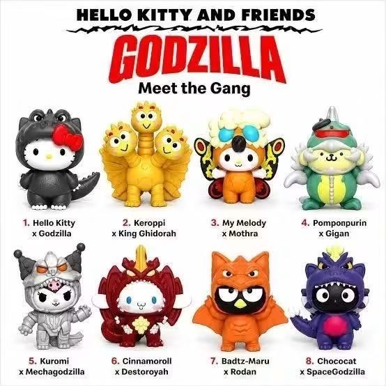 Hello Kitty and Friends Godzilla 8種セット Hello Kitty and Friends Godzilla Happy Meal Toys for Sale in San Diego