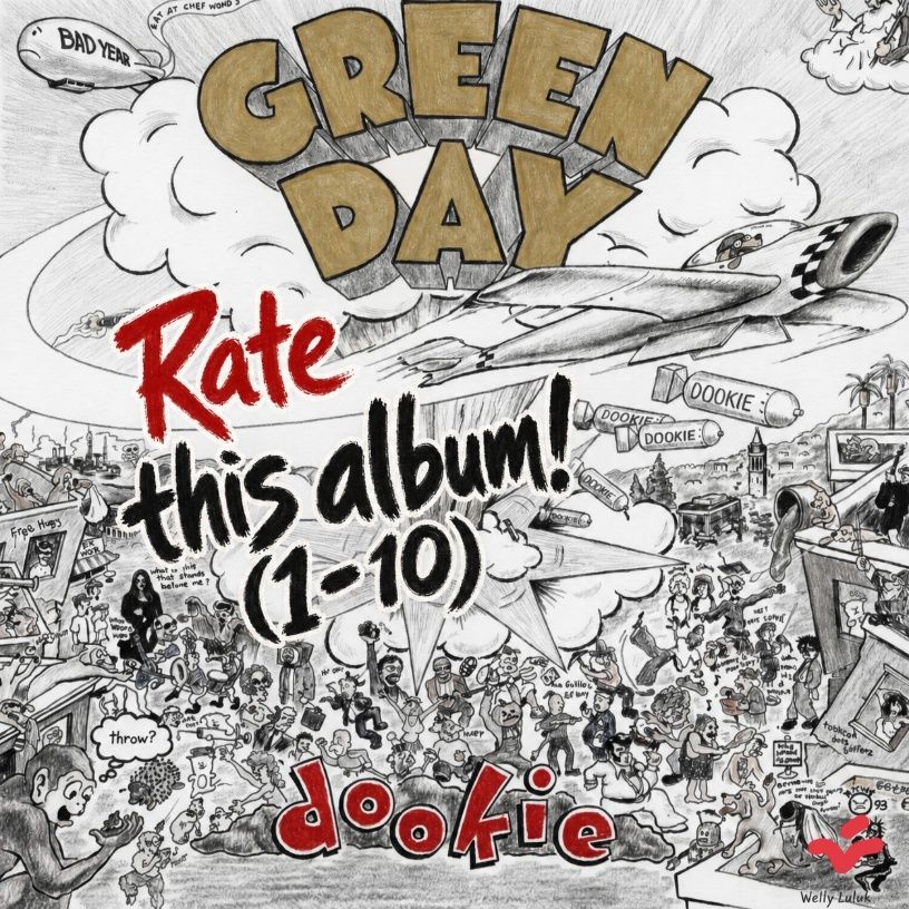 1994 US 1st press, with Ernie back cover.. Green Day - Dookie.. 🤘🤘