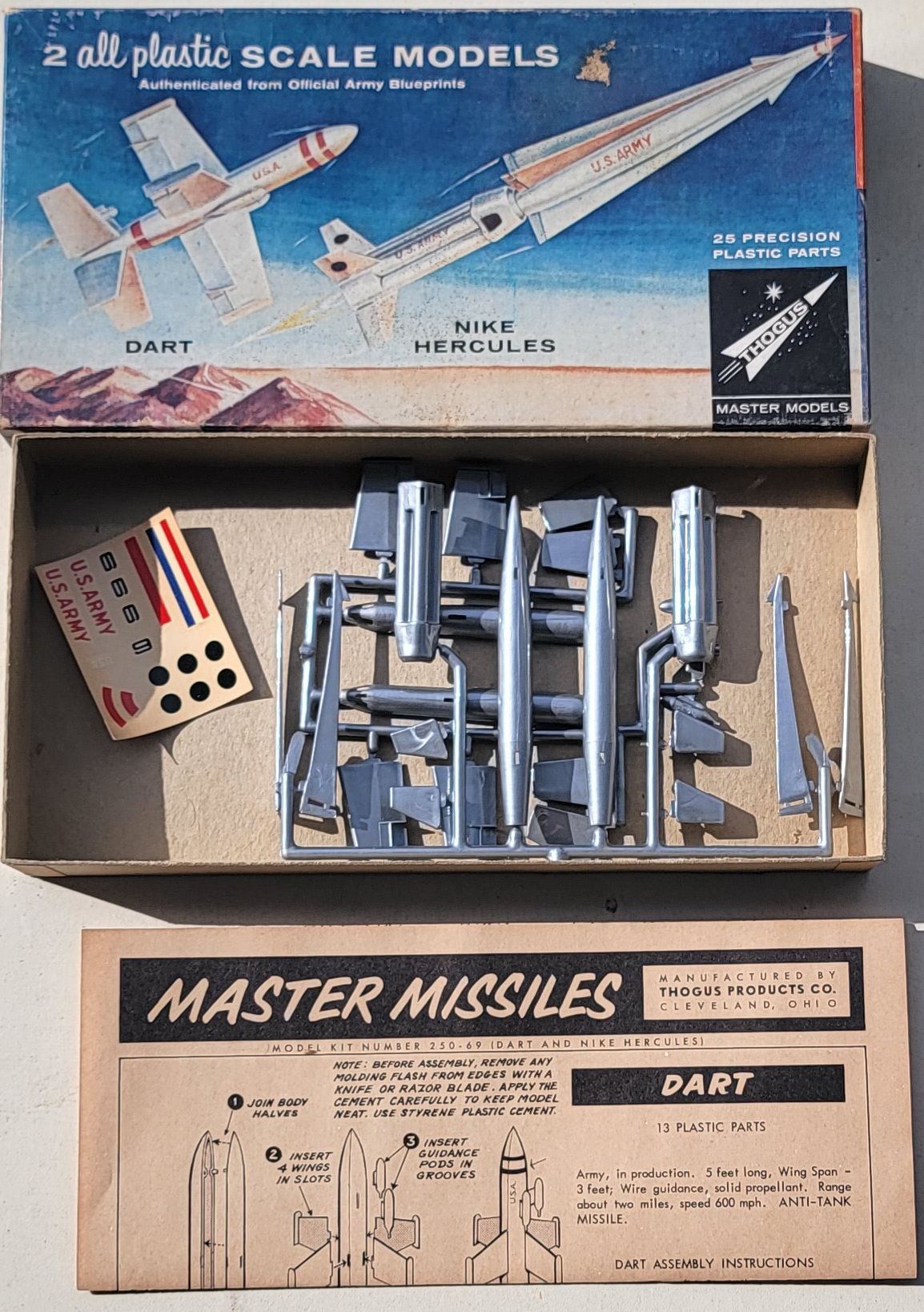 Revell's promotional factory-built Nike Hercules missile displays