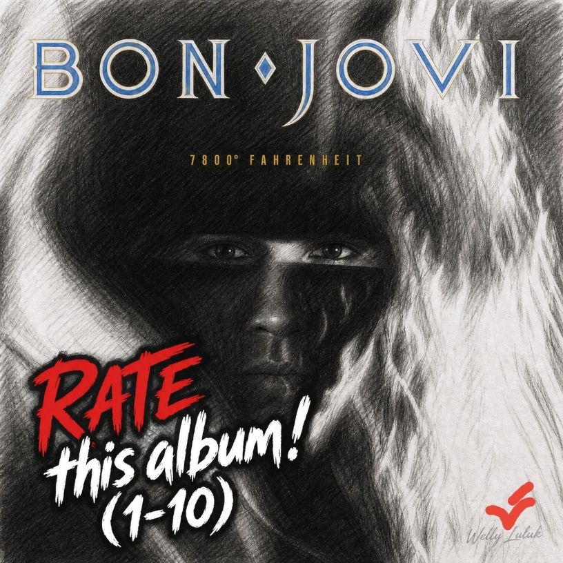 値引！！BON JOVI 7800° Fahrenheit レコード Bon Jovi - 7800