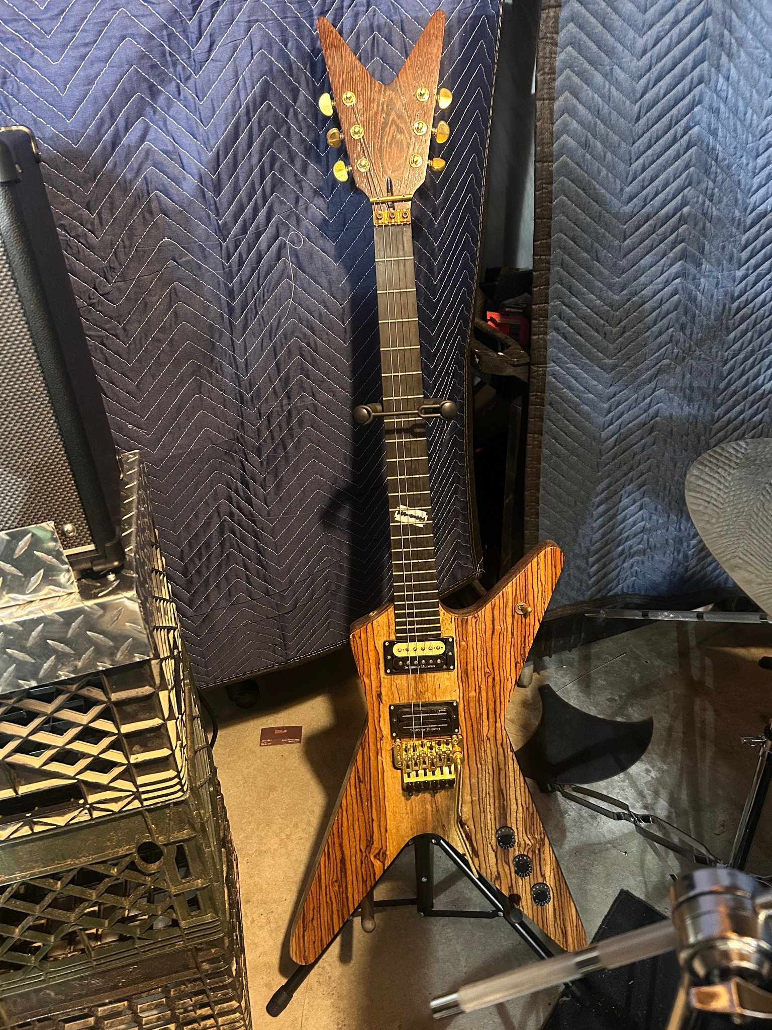 ML Black Tooth Grin guitar with Dimebucker and Super Distortion