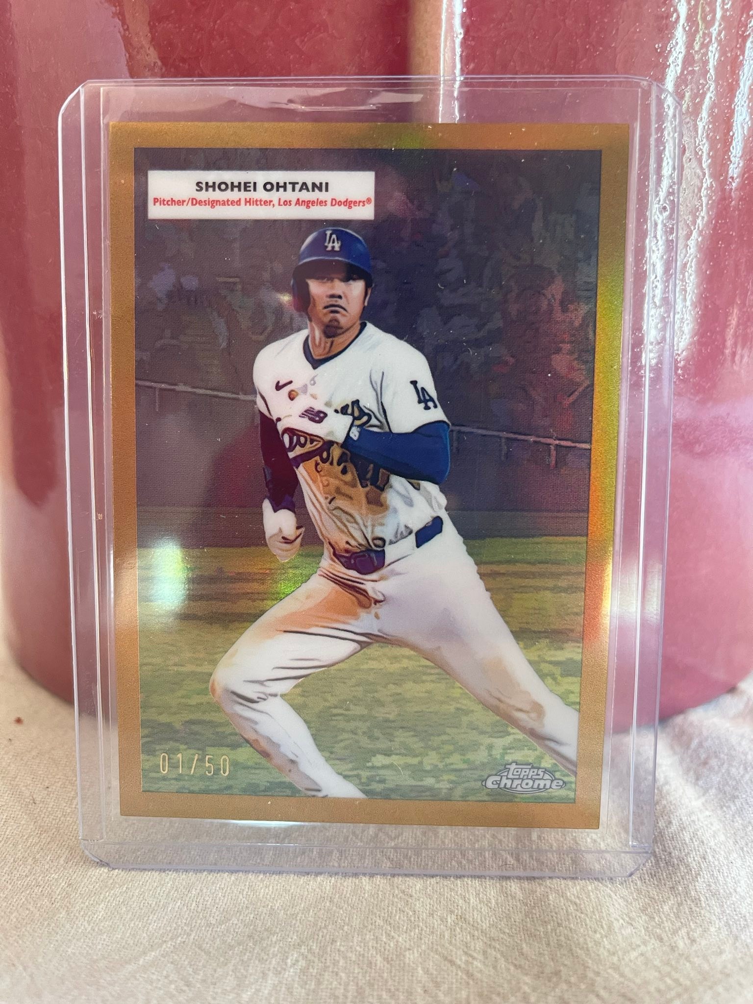 2025 Topps Chrome Platinum True Gold /50 Shohei Ohtani - Sandy 