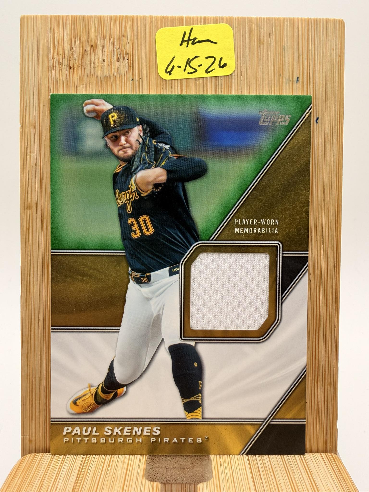 Paul Skenes 2026 Topps Series 2 Major League Material card
