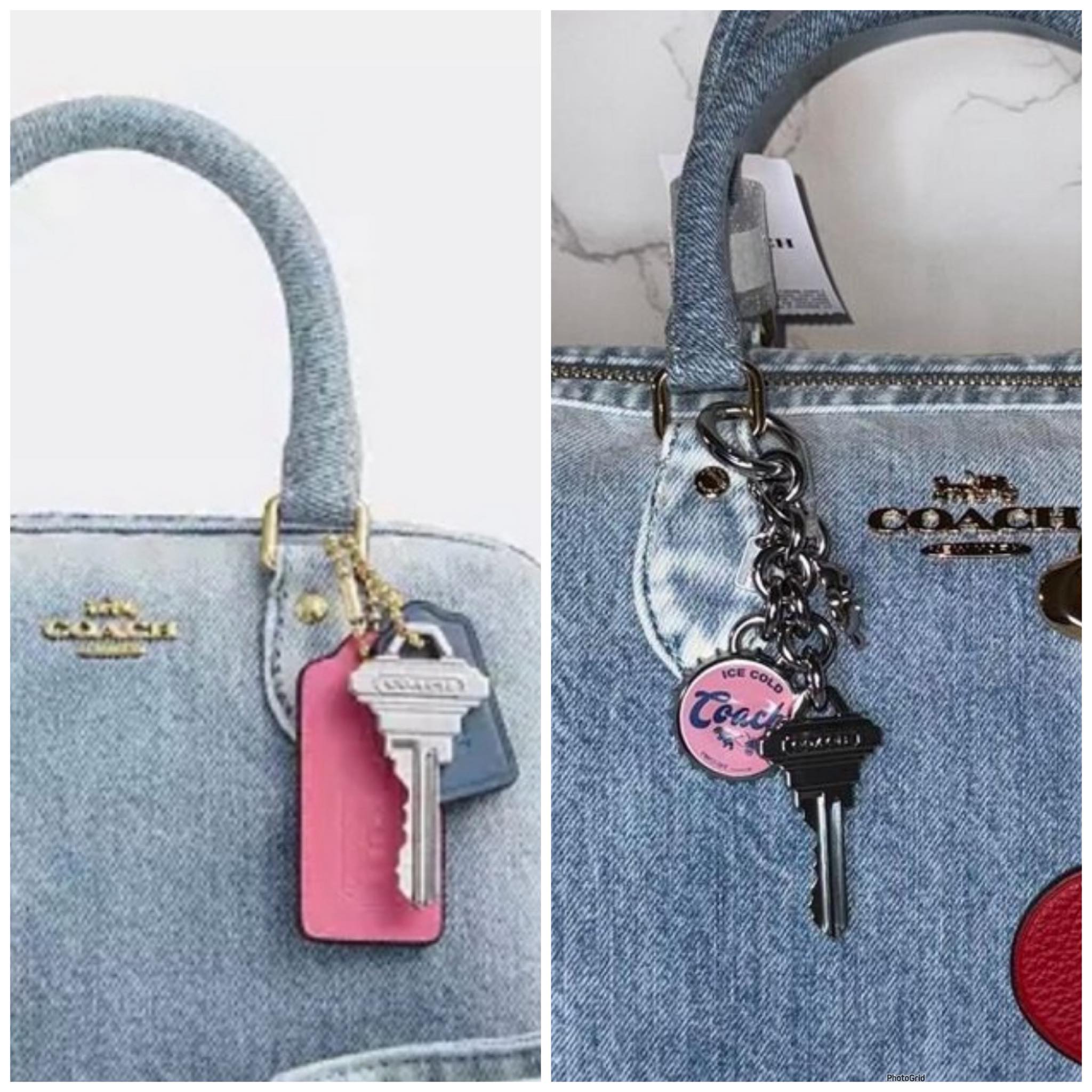Y2K COACH Tag Charm 74 Pieces Set