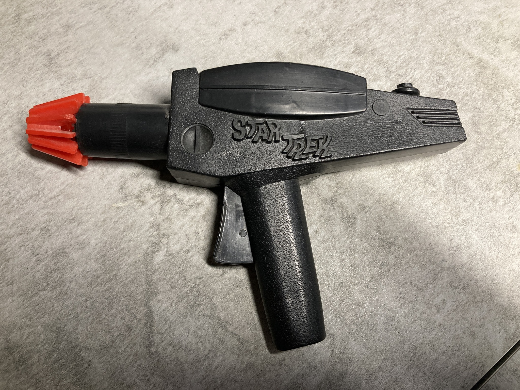 Star Trek Phaser Rocket Gun: Issued in 1974, by Lone Star.
