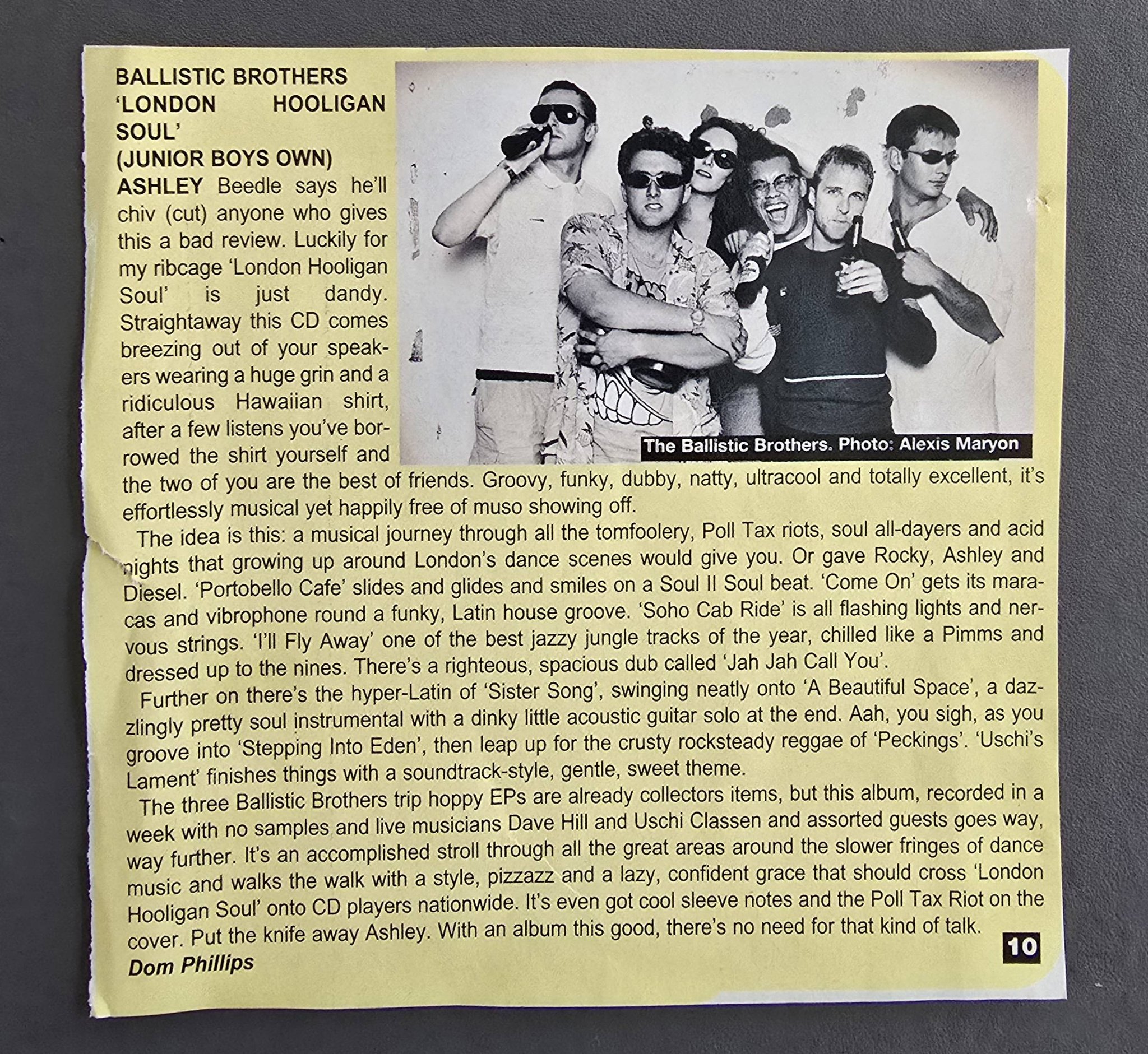Ballistic Brothers' London Hooligan Soul album review