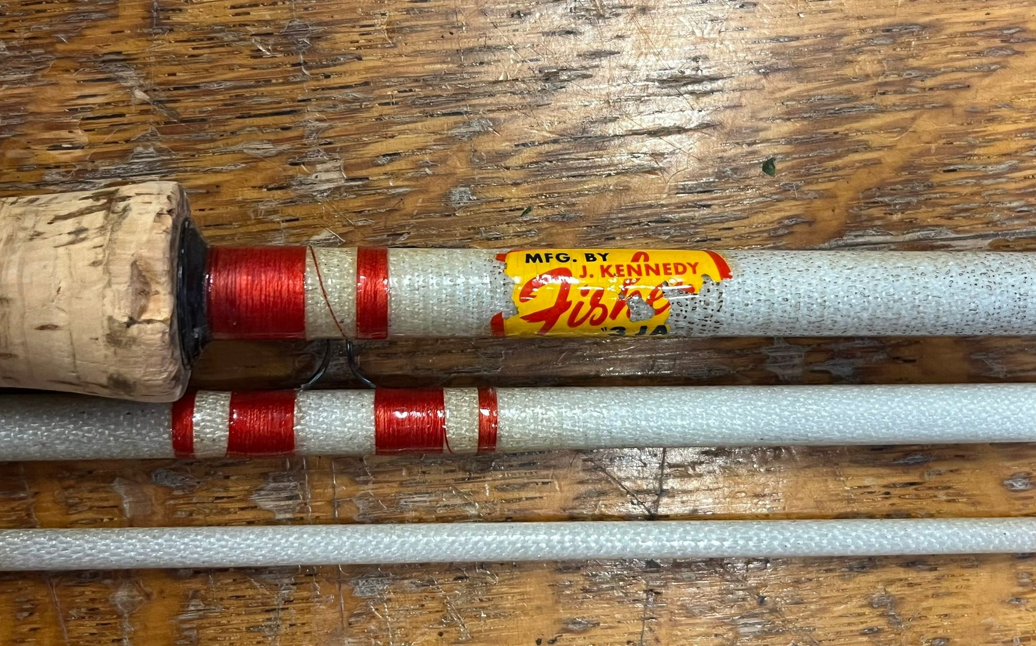 Identify vintage jk fisher fiberglass rod?