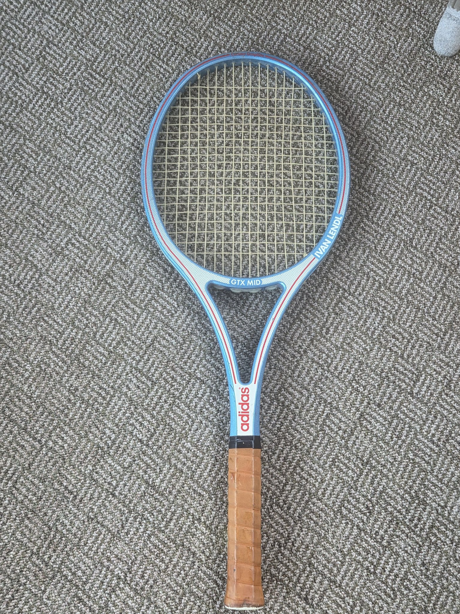 What years did Ivan Lendl use the GTX Mid tennis racquet