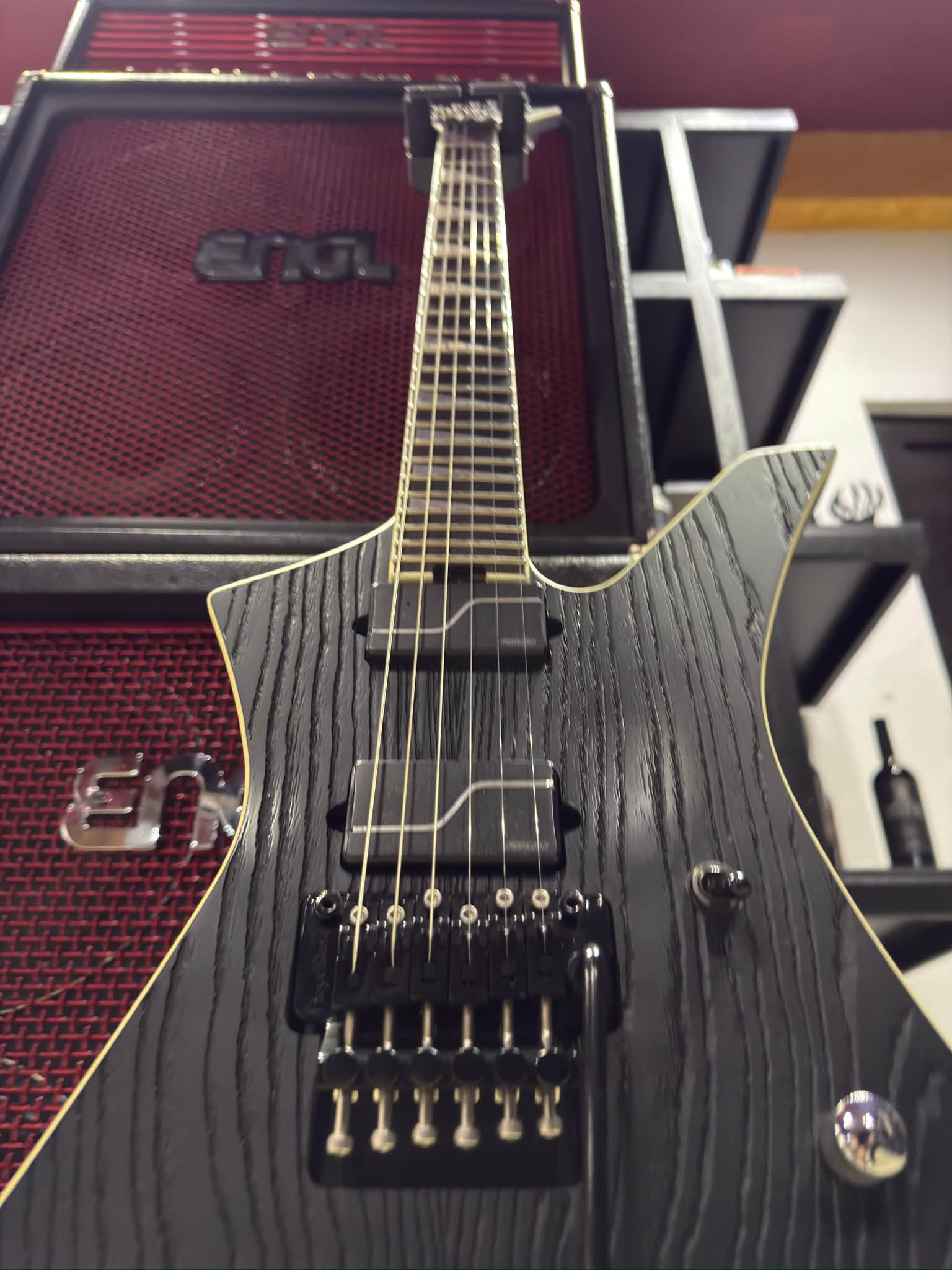 Jackson Jeef Lomis Kelly guitar with Fishman pickups and locking