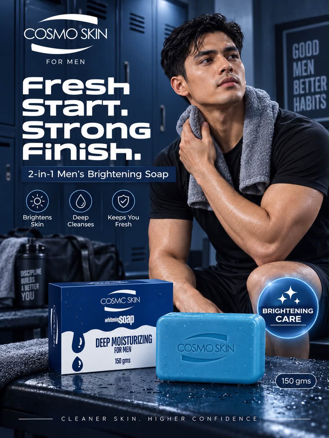 cosmo skin glutathione price philippines for Men deep moisturizing whitening soap review Magnesium + B12 Complex