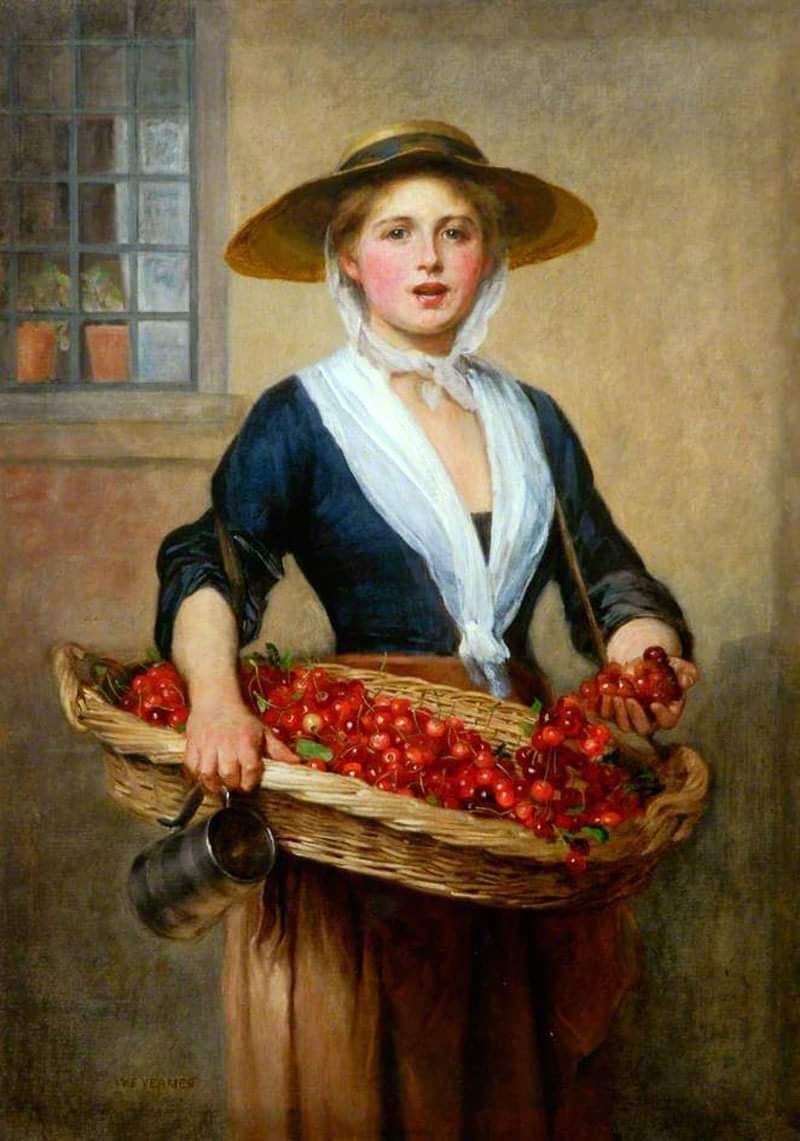 Cherry Ripe 1879 by John Everett Millais The painting depicts a