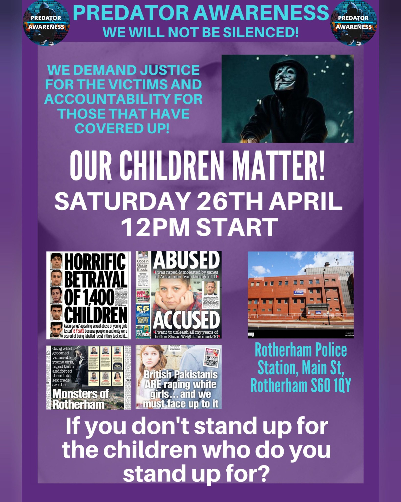 Predator - 📢 PROTEST NUMBER THREE - ROTHERHAM 📢 Following on from our ...