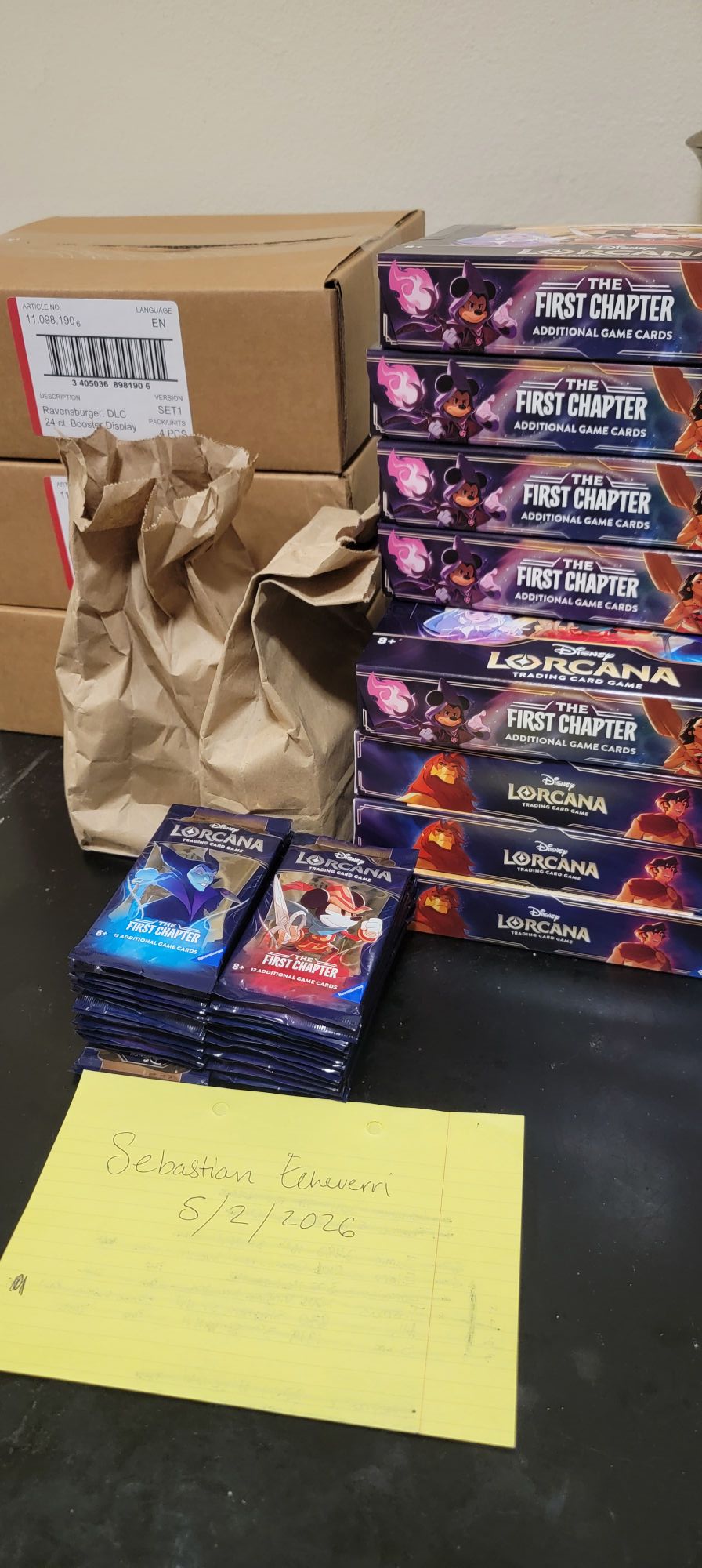 lorcana first chapter booster box reprint Trading Card Game: The  Riftgate Use booster packs to build and customize your deck with abilities and characters beyond those found in starter decks Lorcana: The First Chapter Booster
