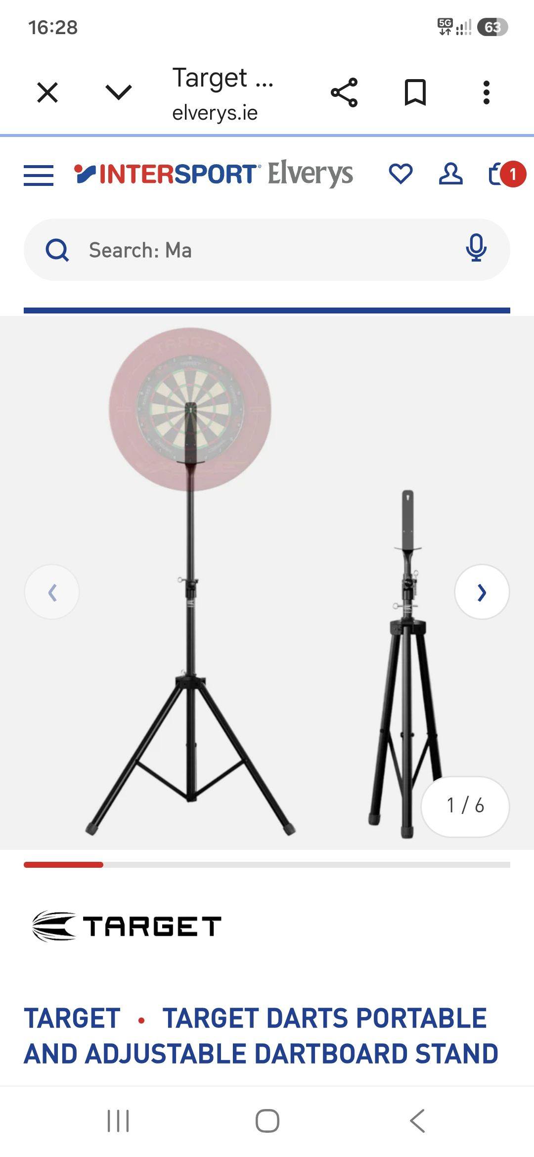 How to fix a knocked over dart stand?