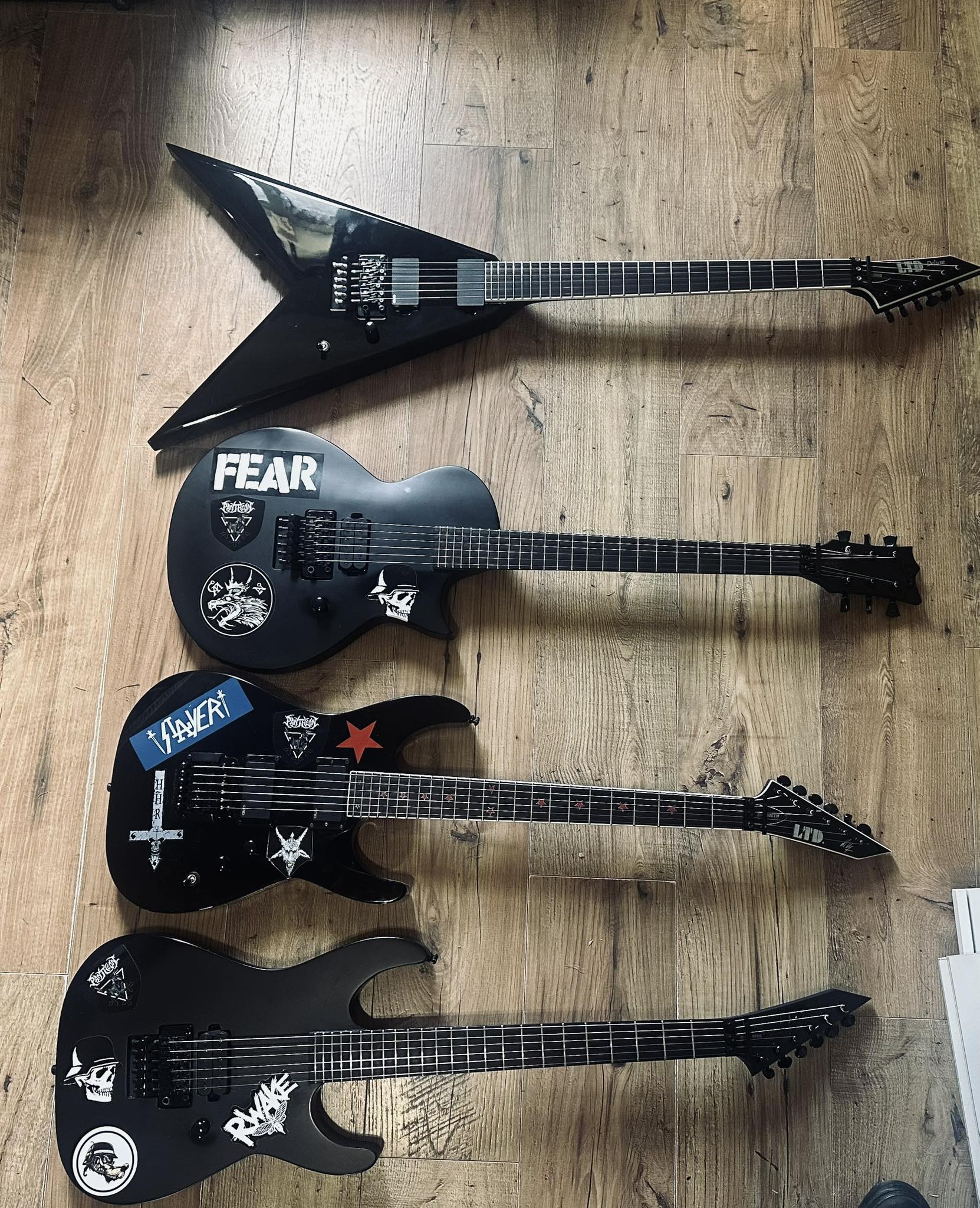 Unveiling my new ESP Guitars custom LK99 | Red Devil Vortex