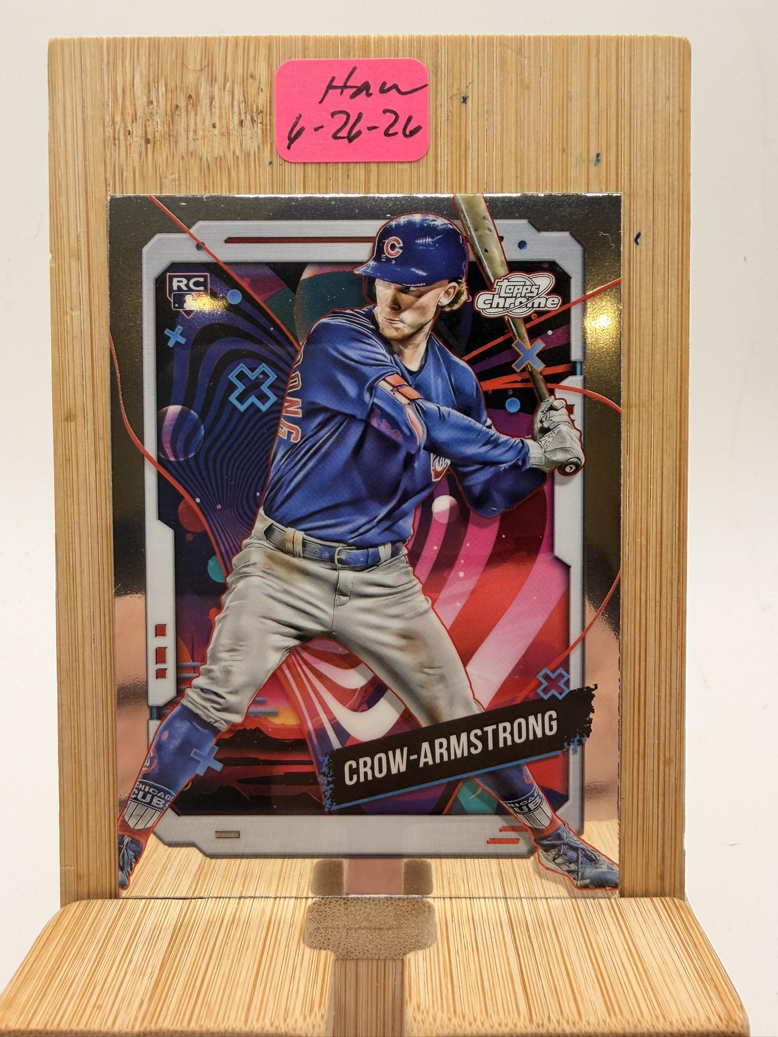 2024 Topps Chrome Cosmic Pete Crow Armstrong RC auction