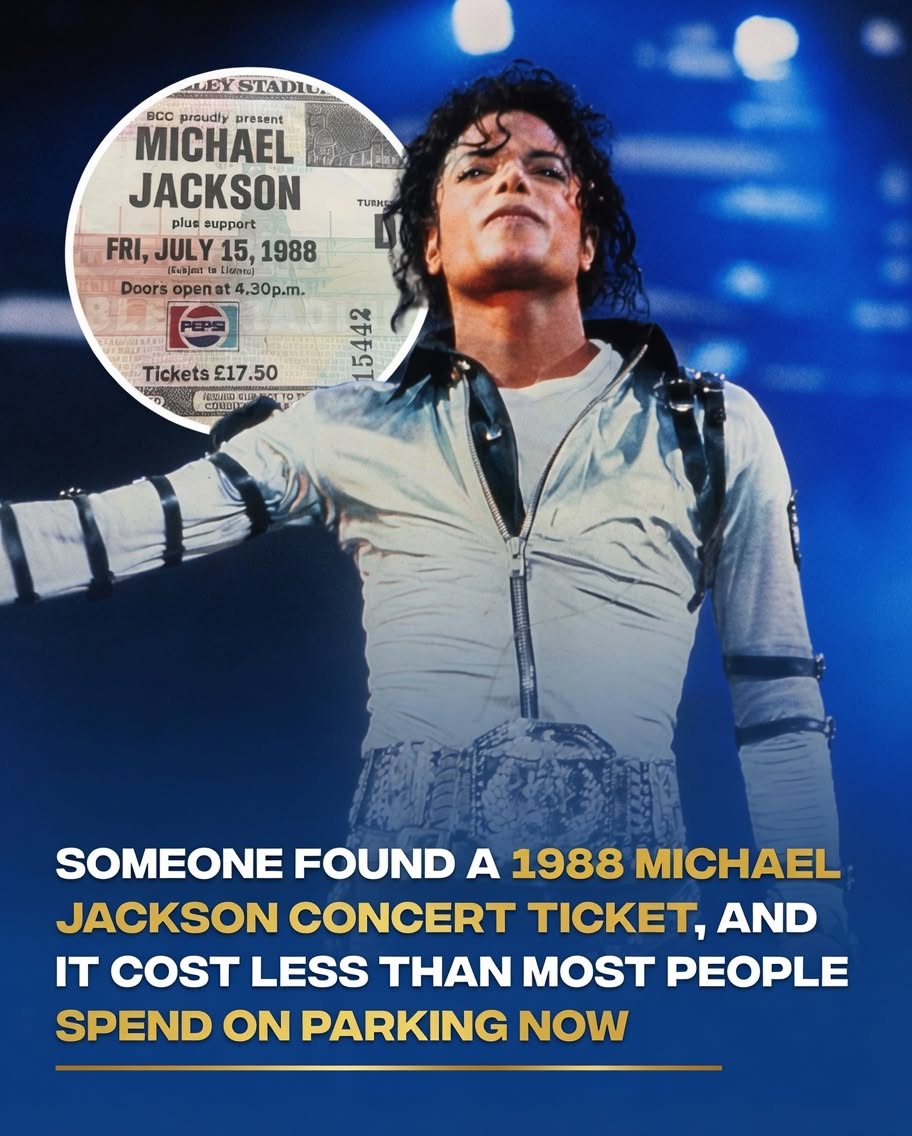 In 1988 it only cost 17.50 to see Michael Jackson. 🤯