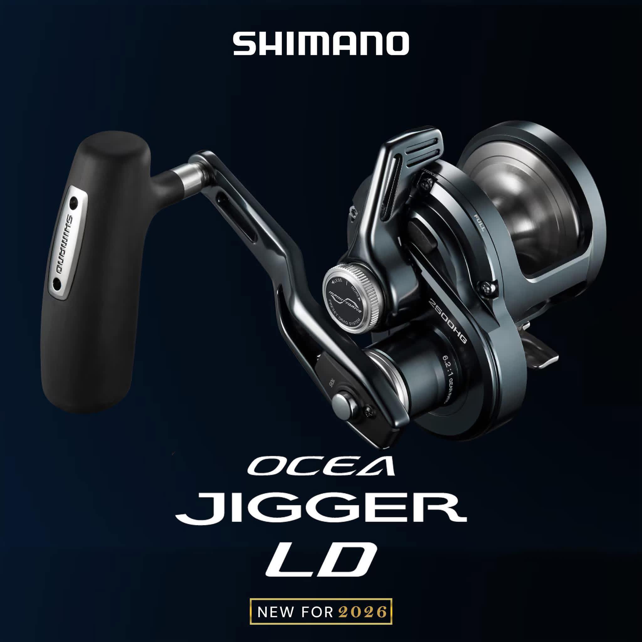 Shimano Ocea Jigger Fullbend Overhead Jigging Rods Now Available