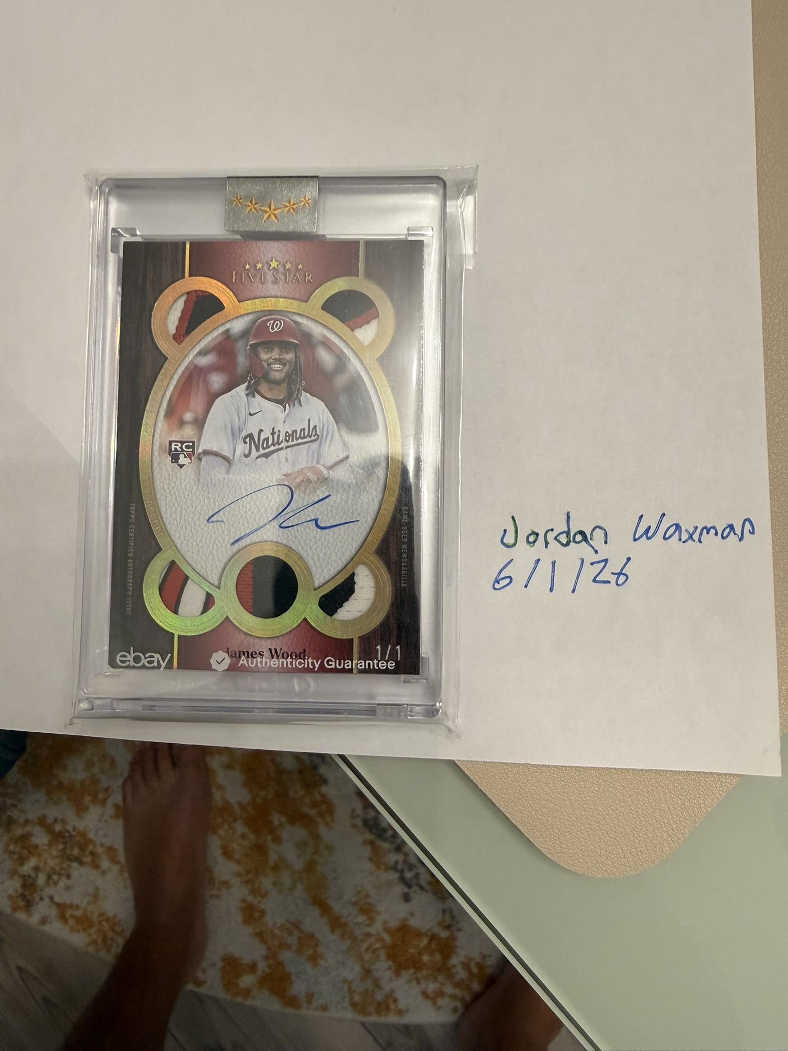 Why are James Wood's Redemption cards valuable despite not being