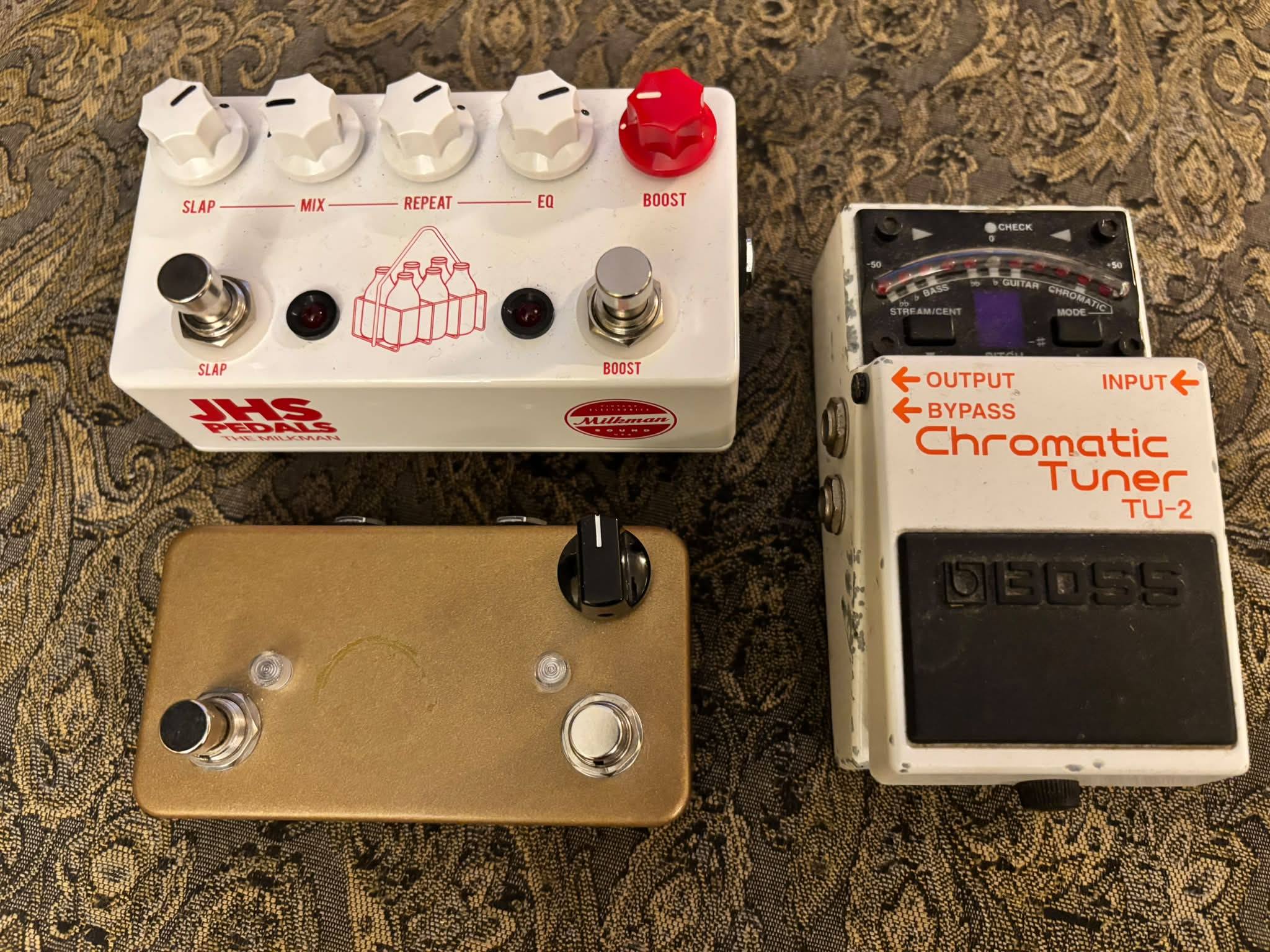Lovepedal Custom Gold Tchula pedal